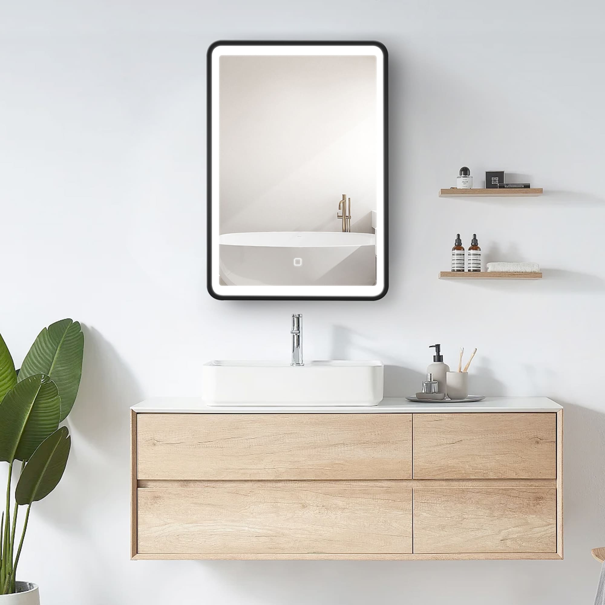 SINOFURN SYD530015BK Bathroom-Medicine-Cabinets - View #5