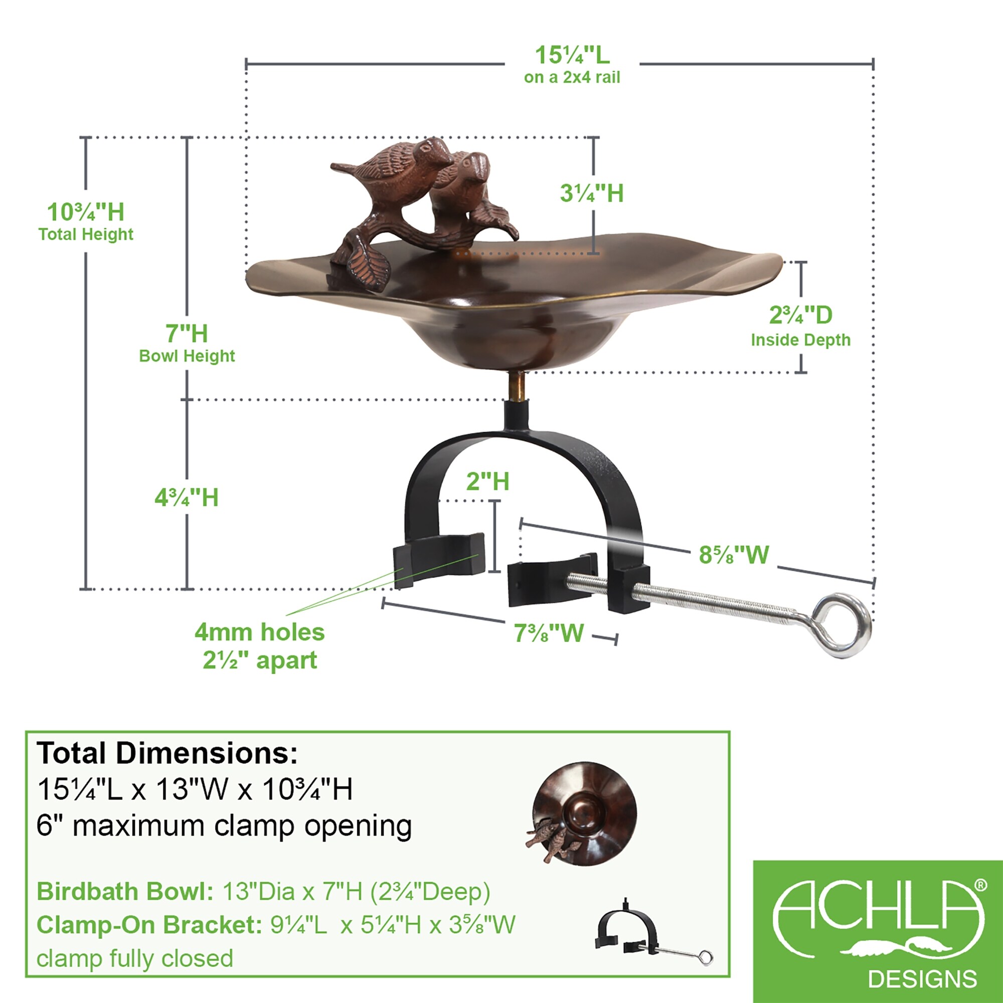 ACHLA Designs 201-1004 birdbaths - View #7