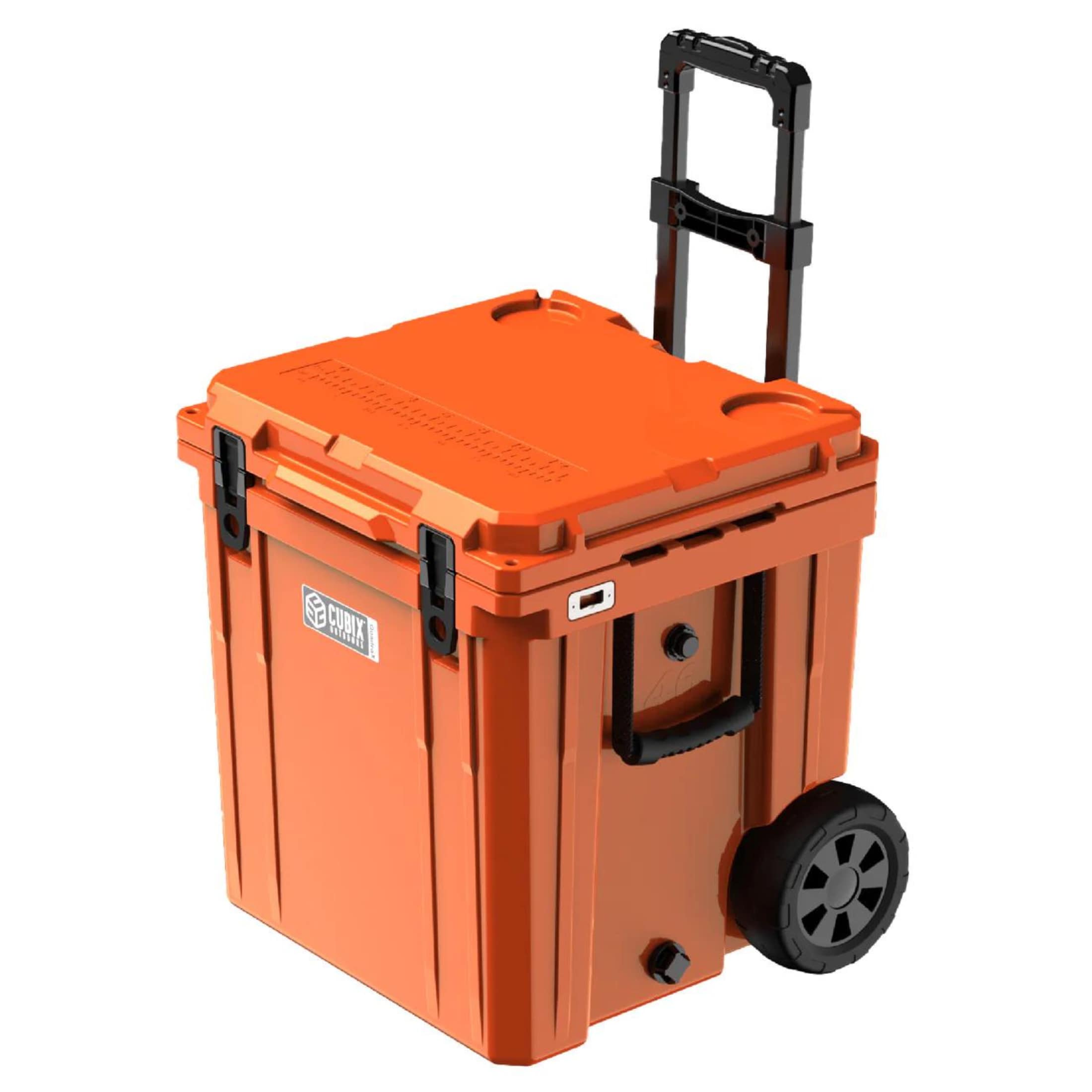 Cubix Outdoors CC-46QORGWHL QuadraX 46 Quart(s) Orange Insulated Beverage cooler