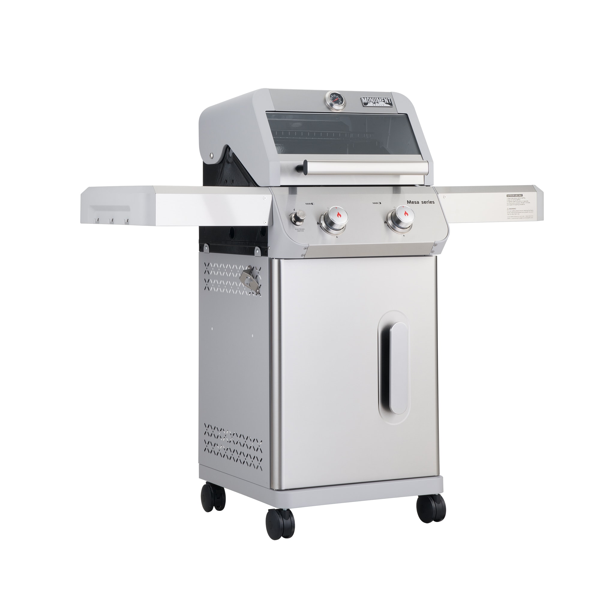 Monument Mesa Stainless Steel 2-Burner Liquid Propane Gas Grill M200S Sansujyuku sansujyuku.com