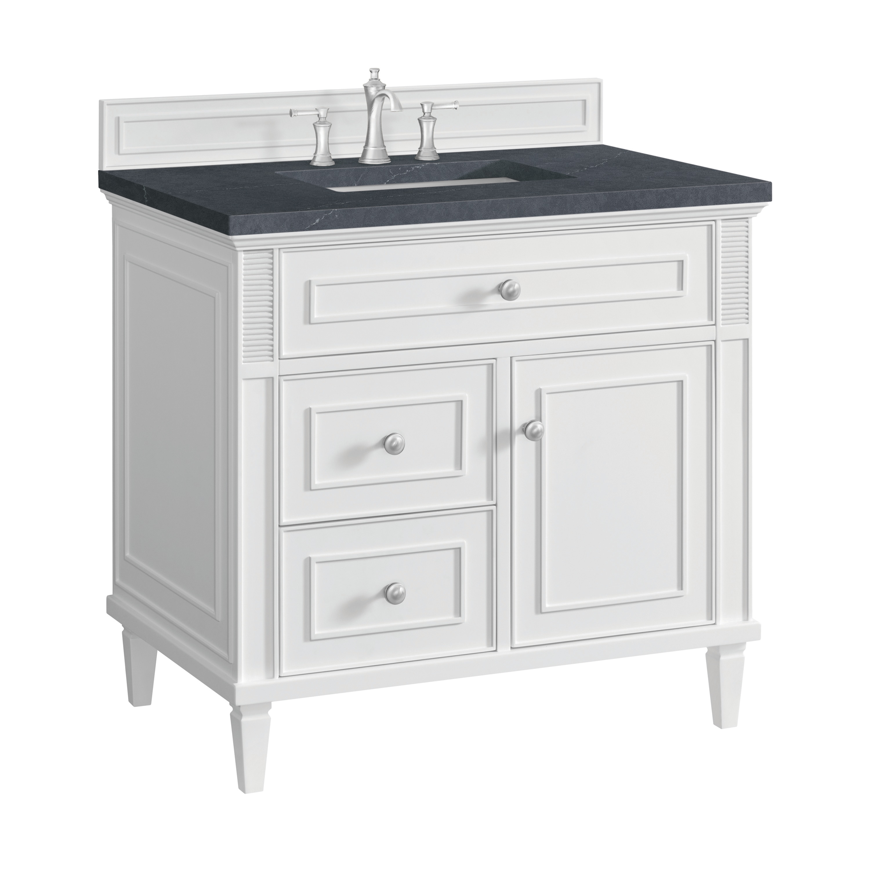 Lorelai 36" Bright White Plywood Single Vanity