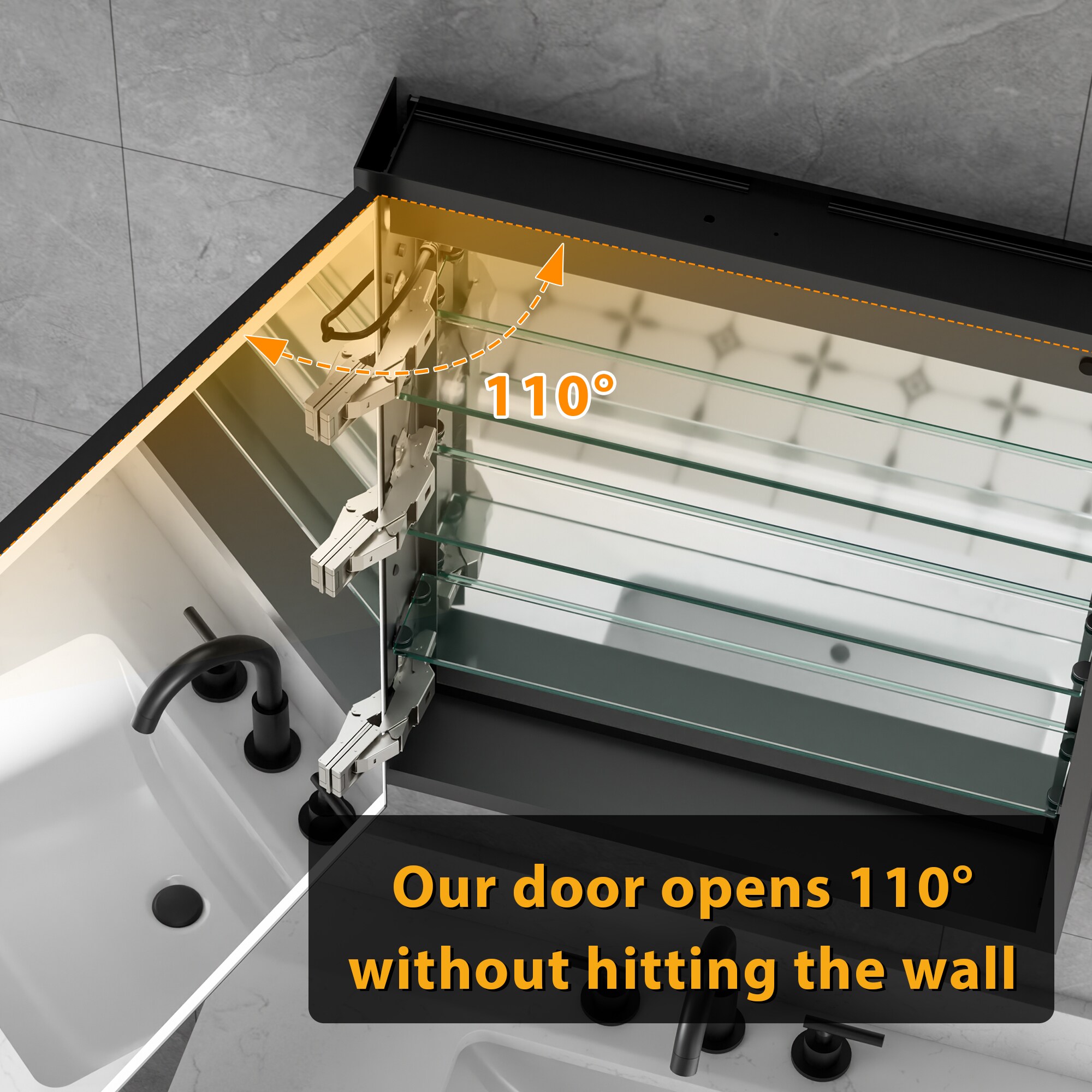 CALVON WMB124830L Bathroom-Medicine-Cabinets - View #11