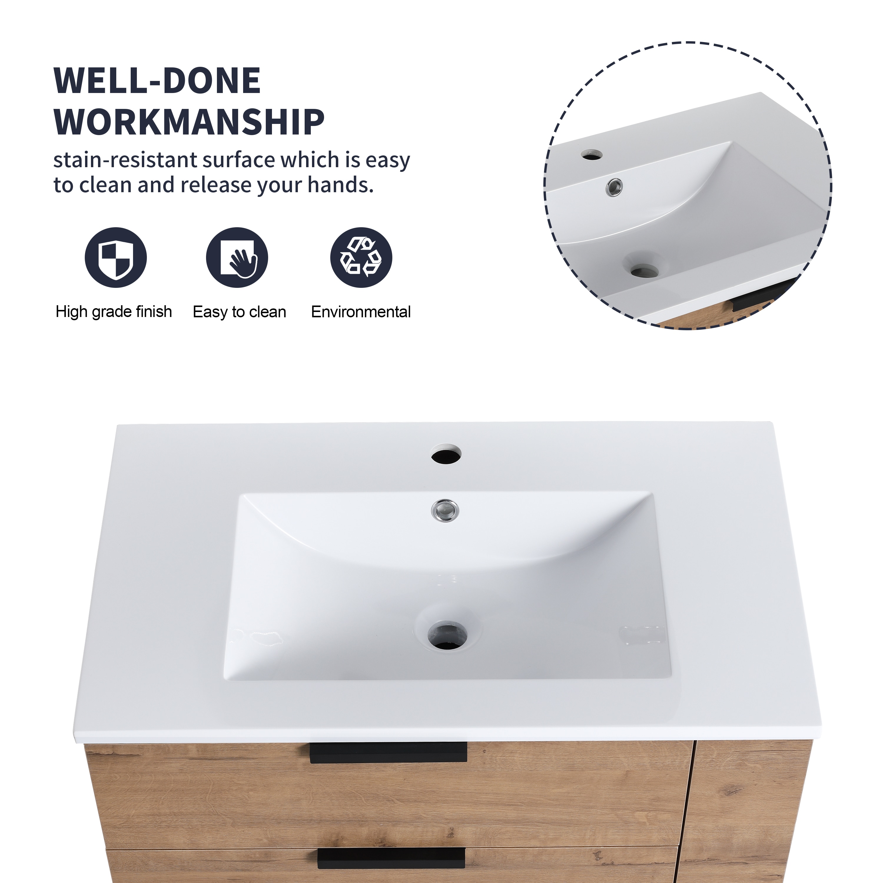 Forclover QNM-1430-IMO Bath-Vanity-Combo - View #5