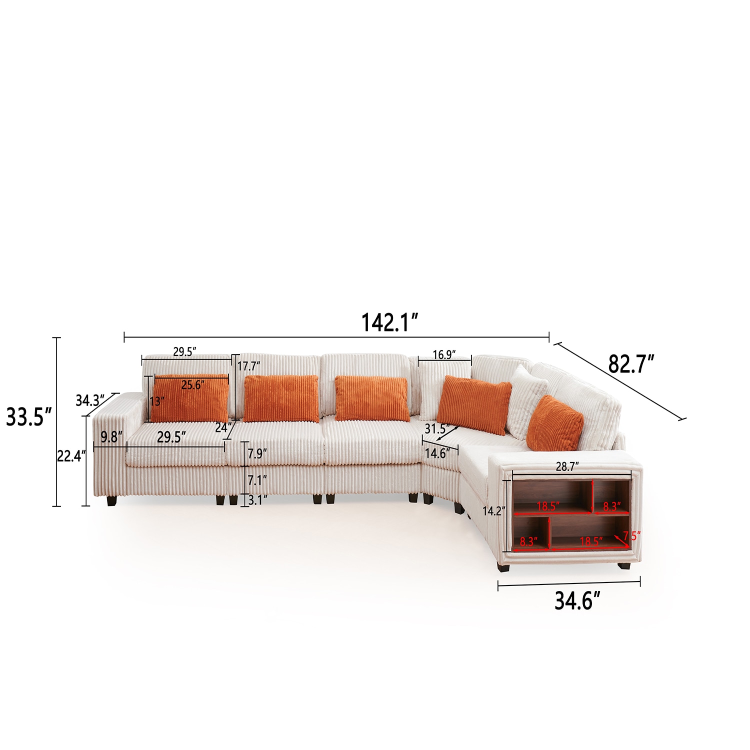 GZMR GZ-HH4S005 Sofas-Loveseats - View #12