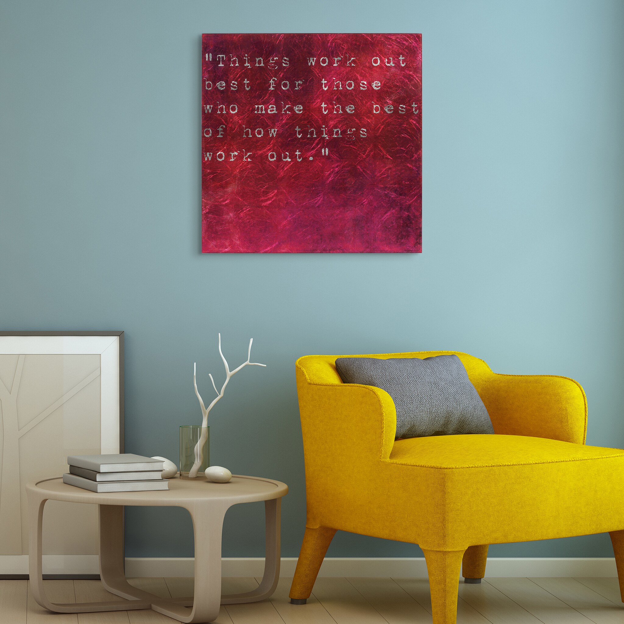 Empire Art Direct 24-in H x 24-in W Inspirational Glass Print at Lowes.com