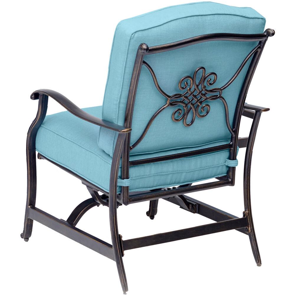 Hanover TRAD5PCRECFP-BLU Patio-Conversation-Sets - View #3