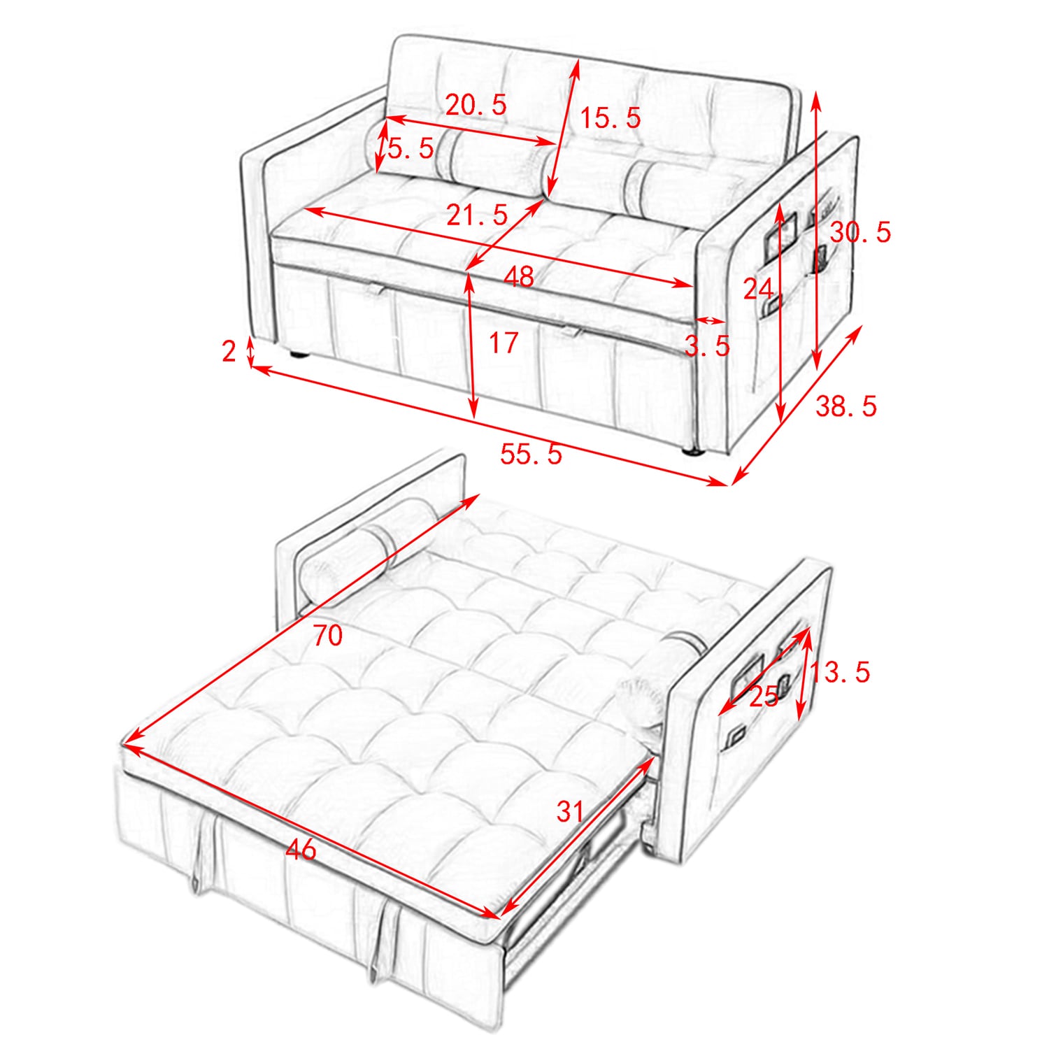 GZMR GR-W331S083 Sofas-Loveseats - View #12