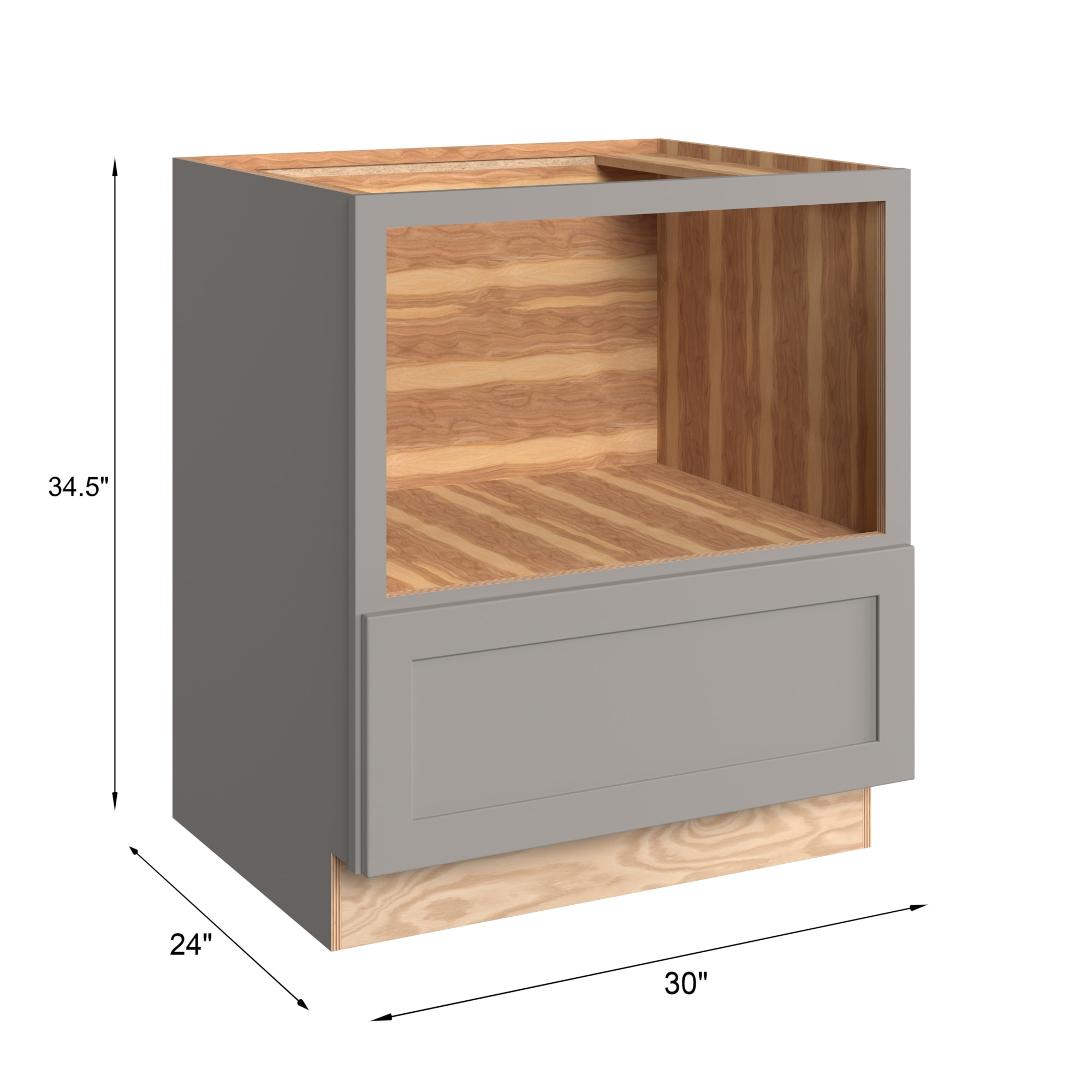 KraftMaid Momentum BMC302434G81 Cabinets-Kitchen - View #3