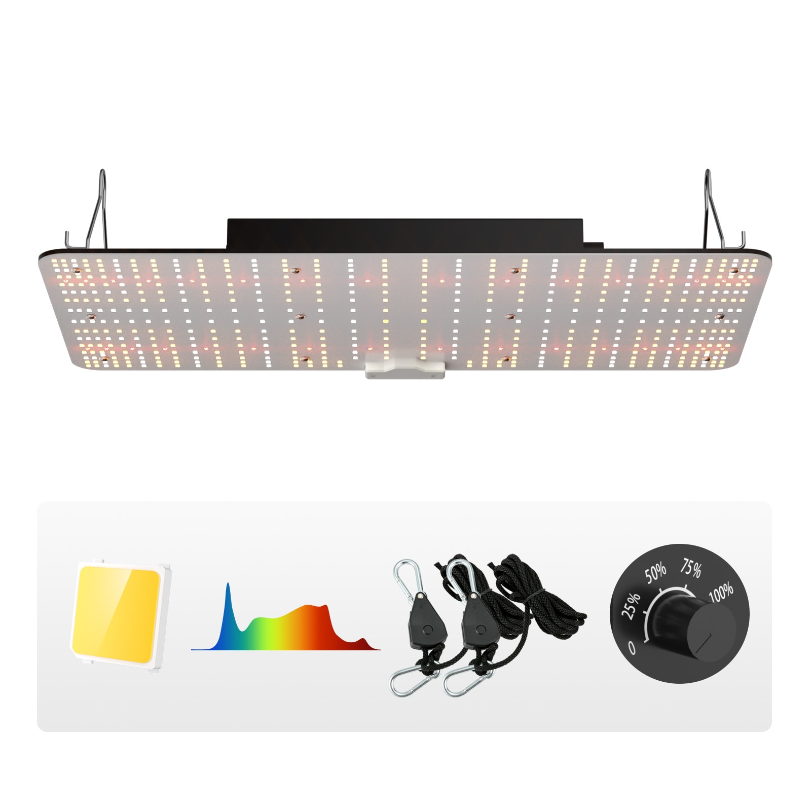 VEVOR 200W LED Grow Light Samsung 281B PRO Chips for Indoor Plants Growing LZB210W22110V00HHV1