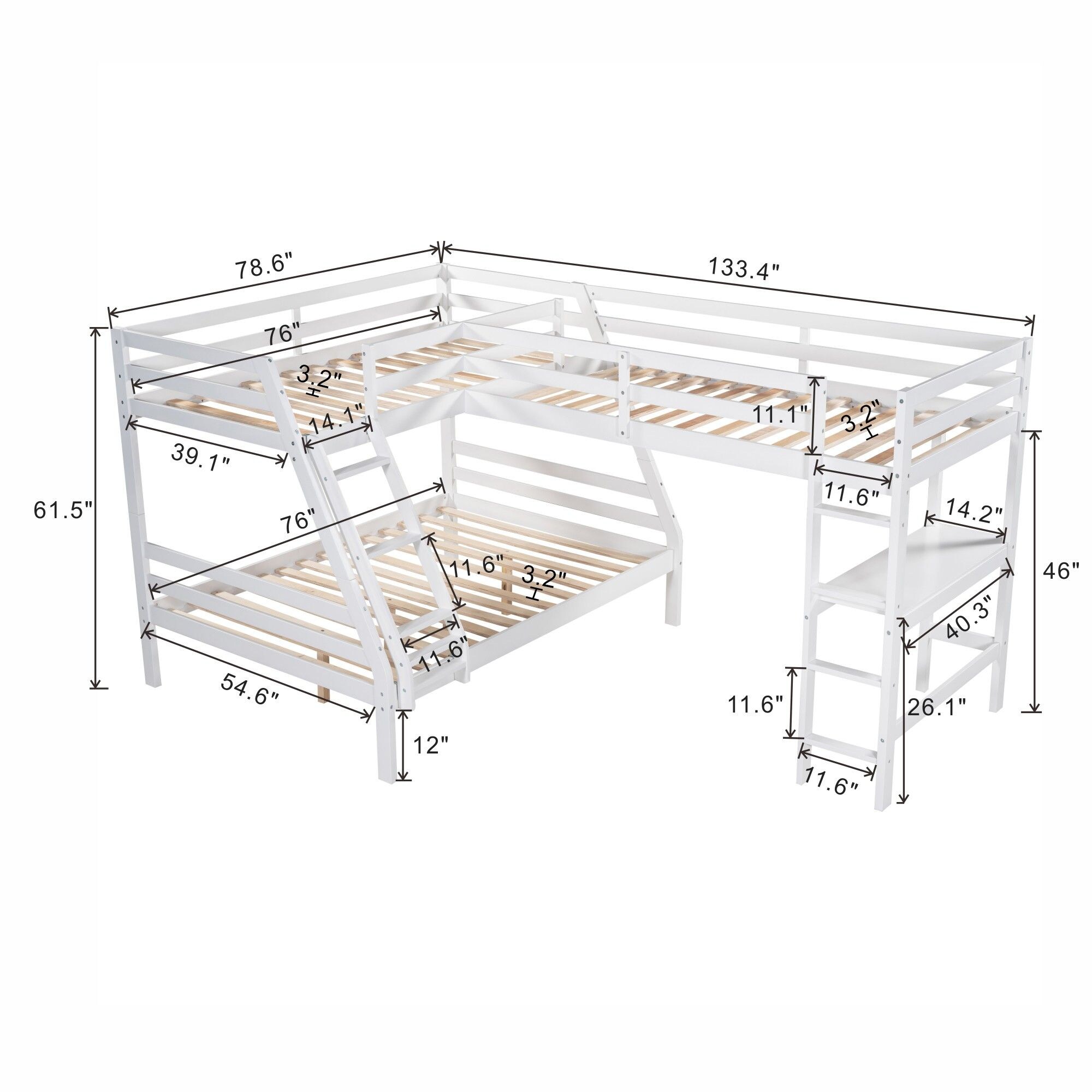 Yiekholo LL-W-0646AAK Bunk-Beds - View #8