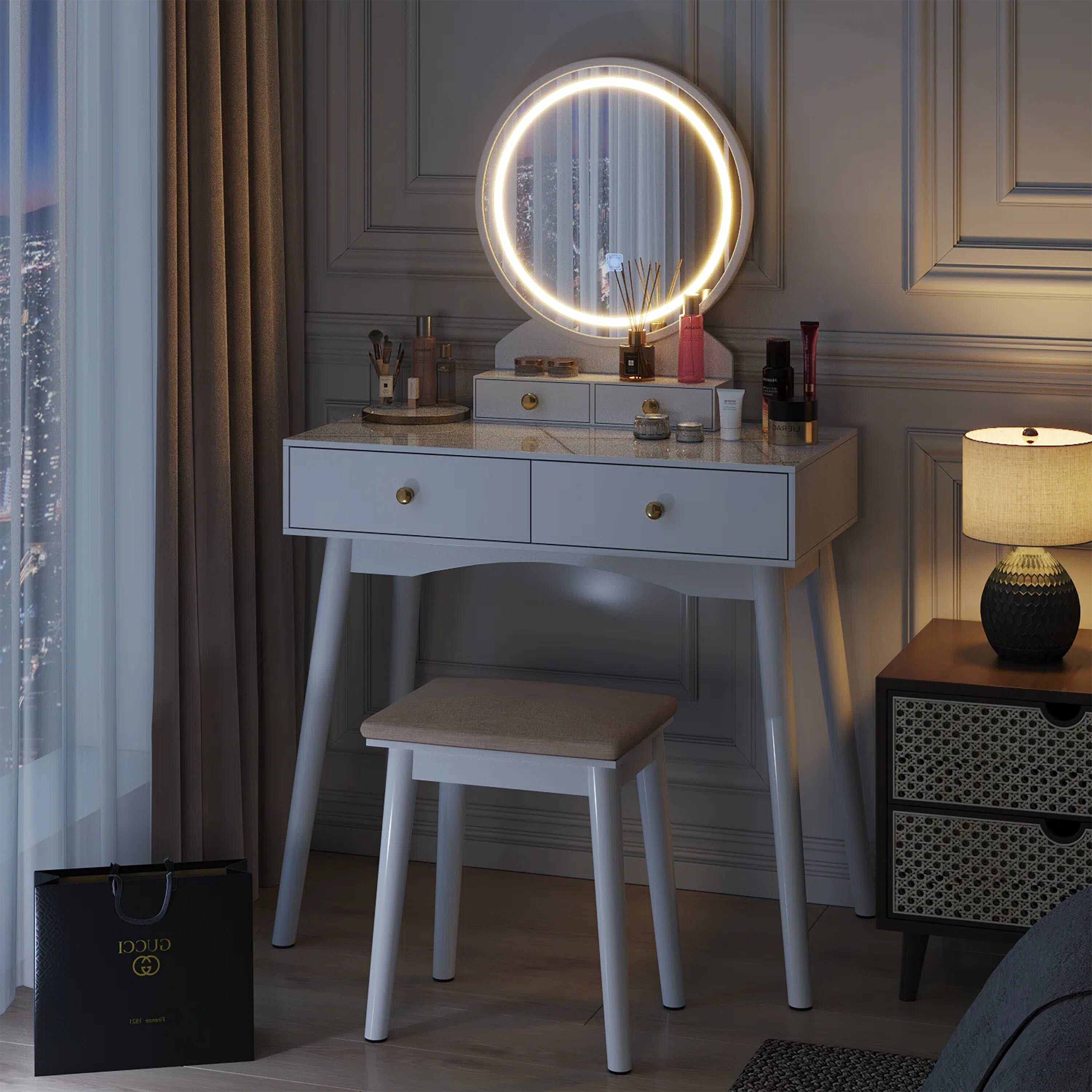 Vineego LS-VN2202RL20 Vanity-Stools - View #3