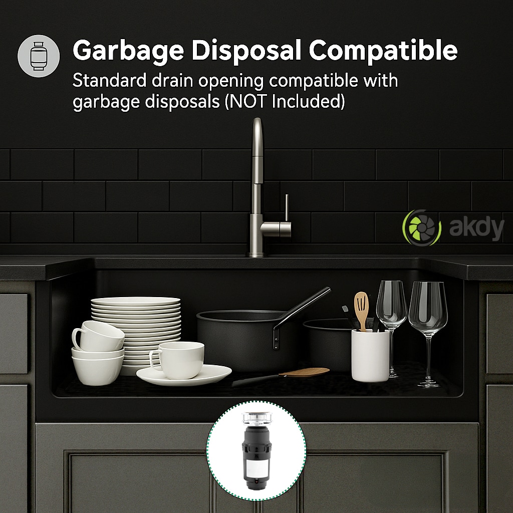 AKDY LWKS808BS-12 Kitchen-Sinks - View #6