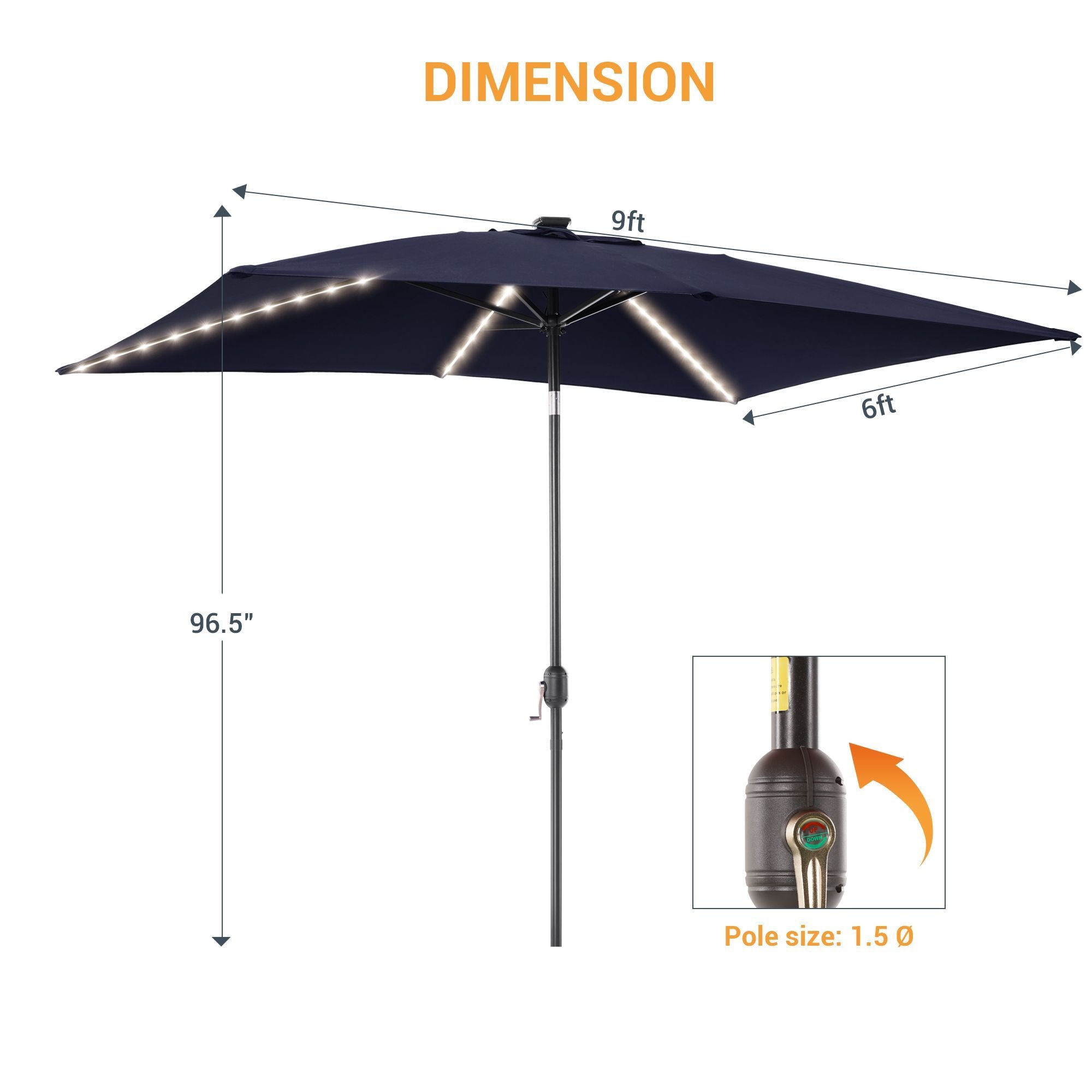 Sonkuki SD-S103NY-LED Umbrellas-2 - View #6