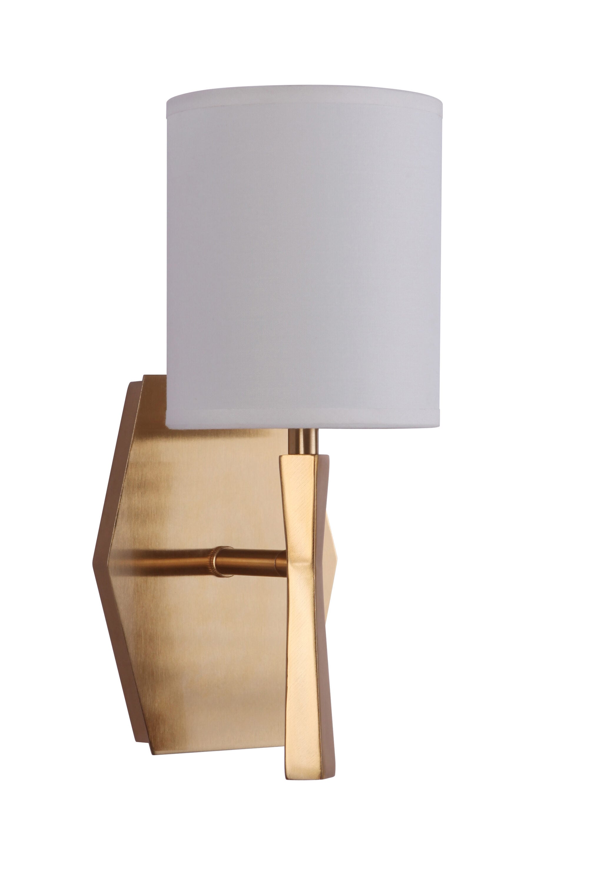 Craftmade 16005SB1 Chatham 4.5-in 1 -Light Satin Brass Traditional Vanity light