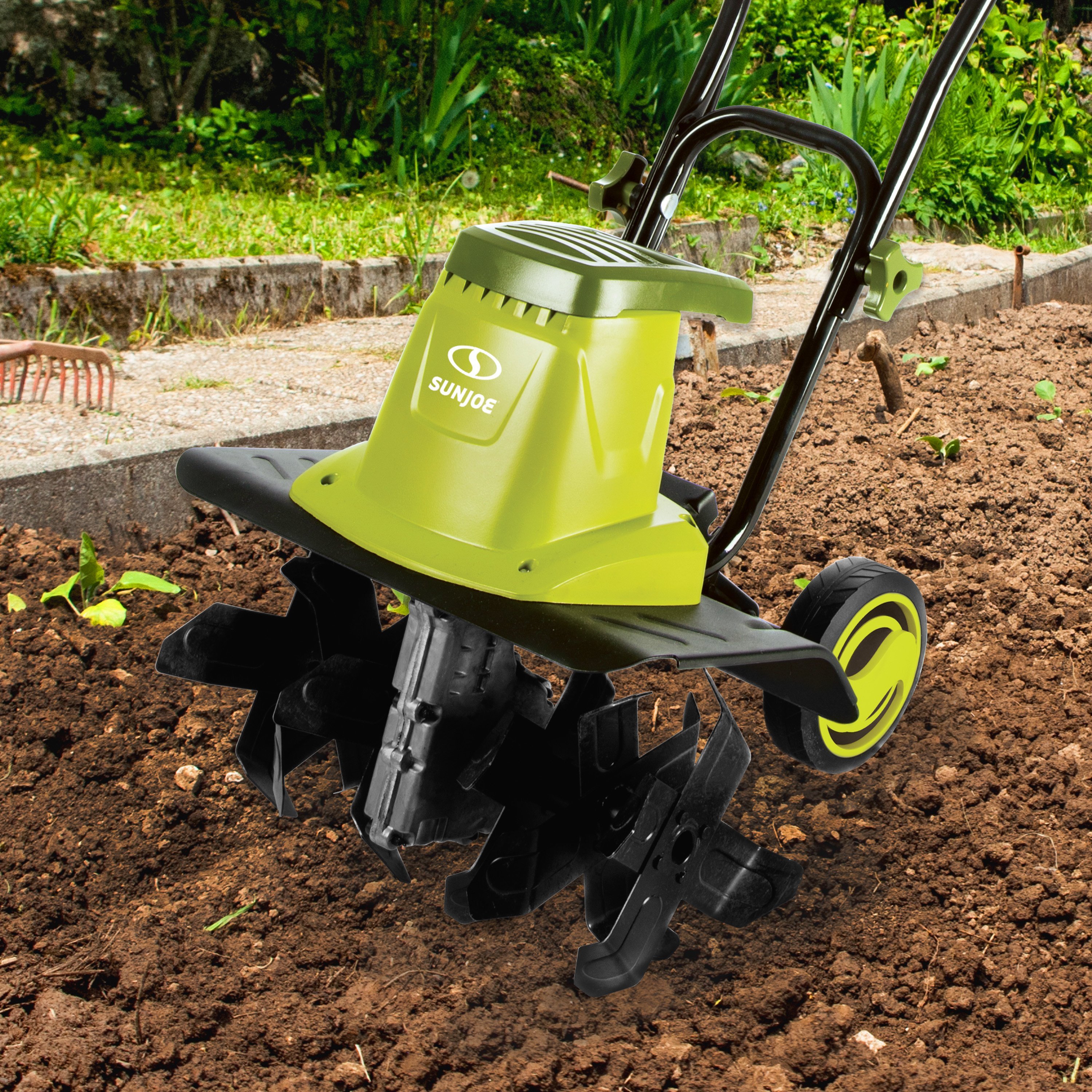 Sun Joe 12-Amp 16-in Forward-rotating Corded Electric Cultivator at 