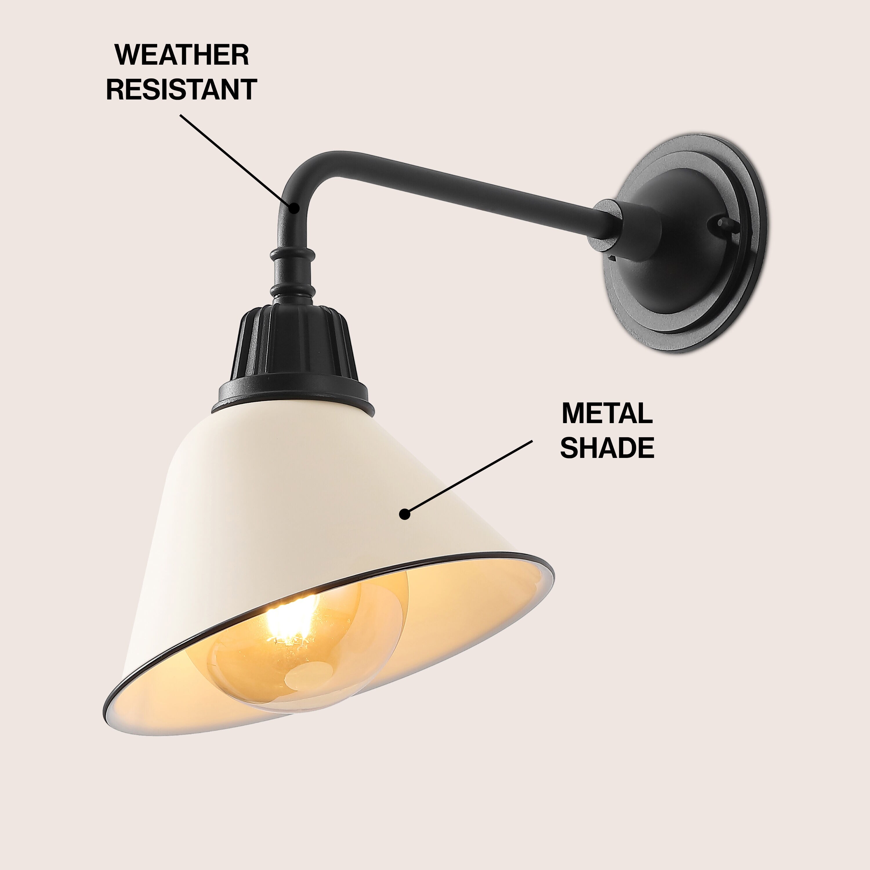 JONATHAN  Y JYL7612J Outdoor-Wall-Lighting - View #3