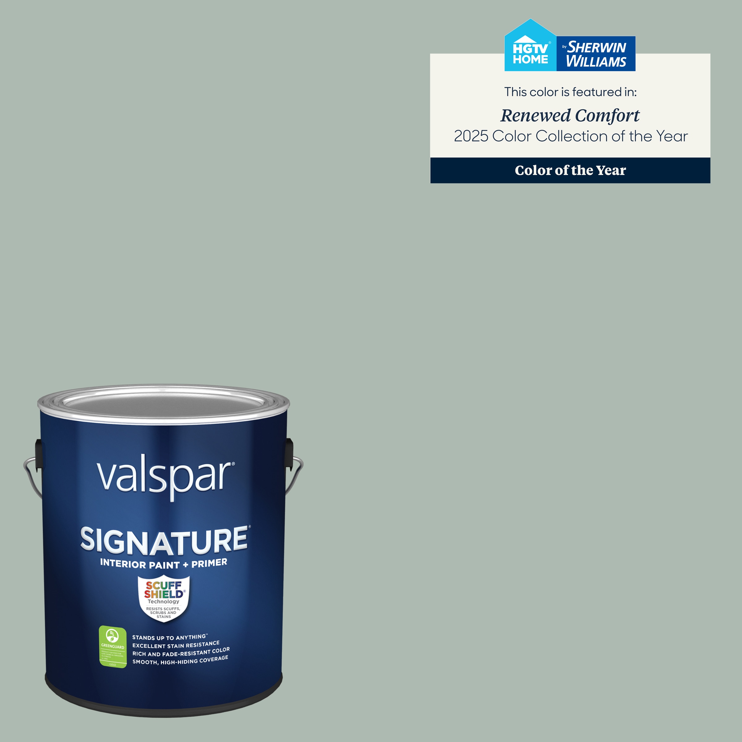 Valspar HGSW6212-6015214 Signature Satin Quietude Latex Interior Paint Paint + Primer ( 1-gallon )