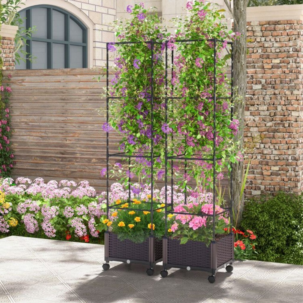 AHIOU HOME ZAAHD-HQRANWGT Garden-Trellis - View #3