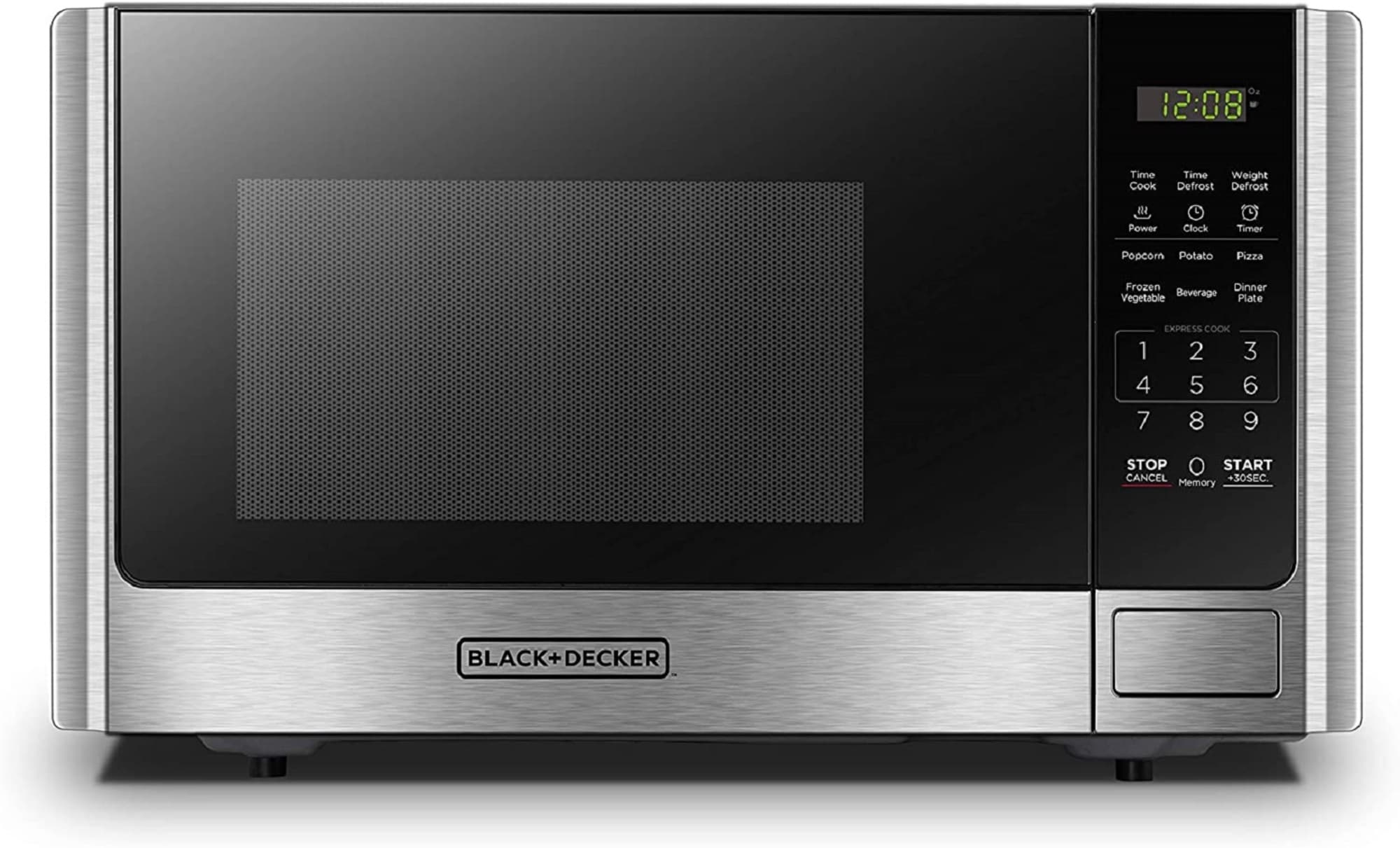 Black & Decker EM925ACP 0.9-Cu. ft. Pull Handle Microwave - Black