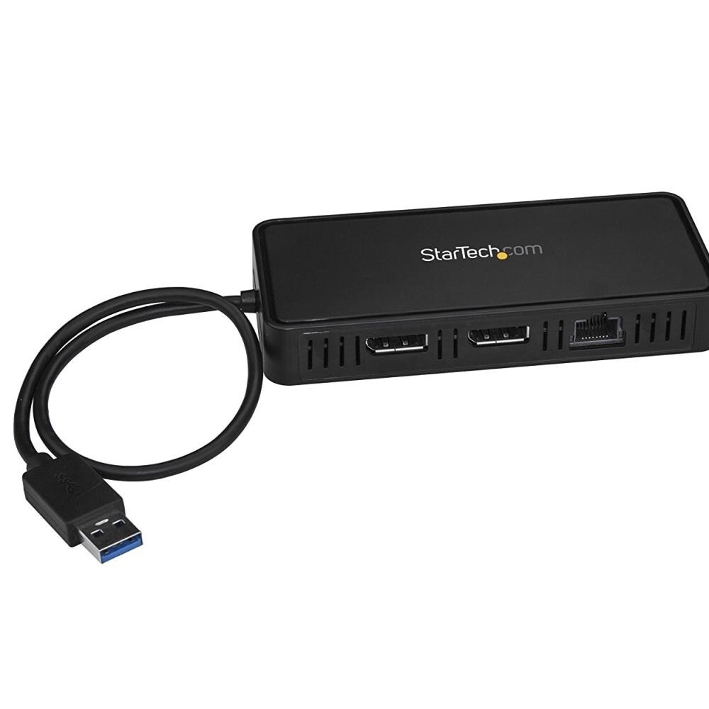 StarTech ISTR69336  USBA2DPGB USB to Dual Displayport Mini Docking Station 4K GBE USB 3.0