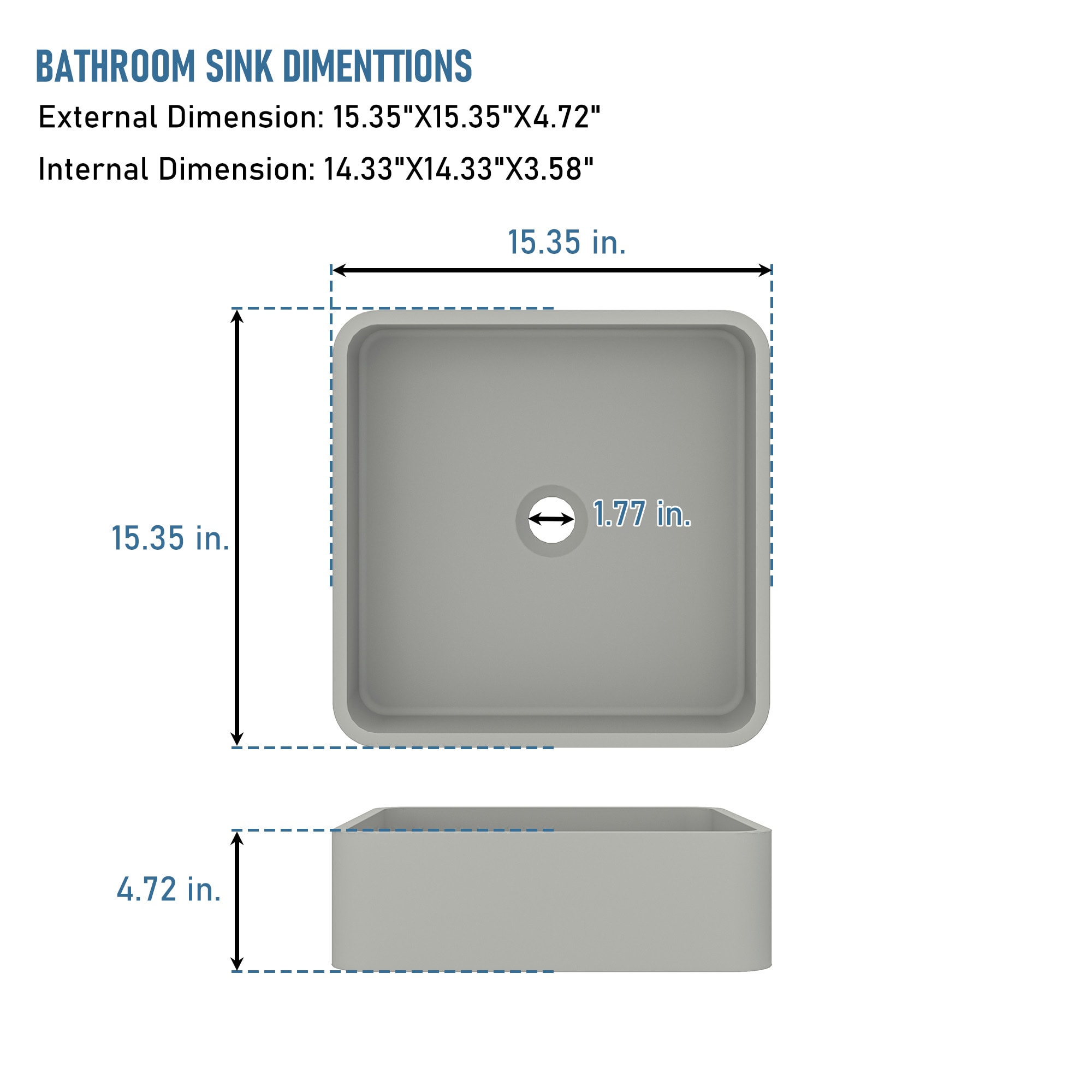 CASAINC CA-VS1020-CC Bath-Sink - View #5