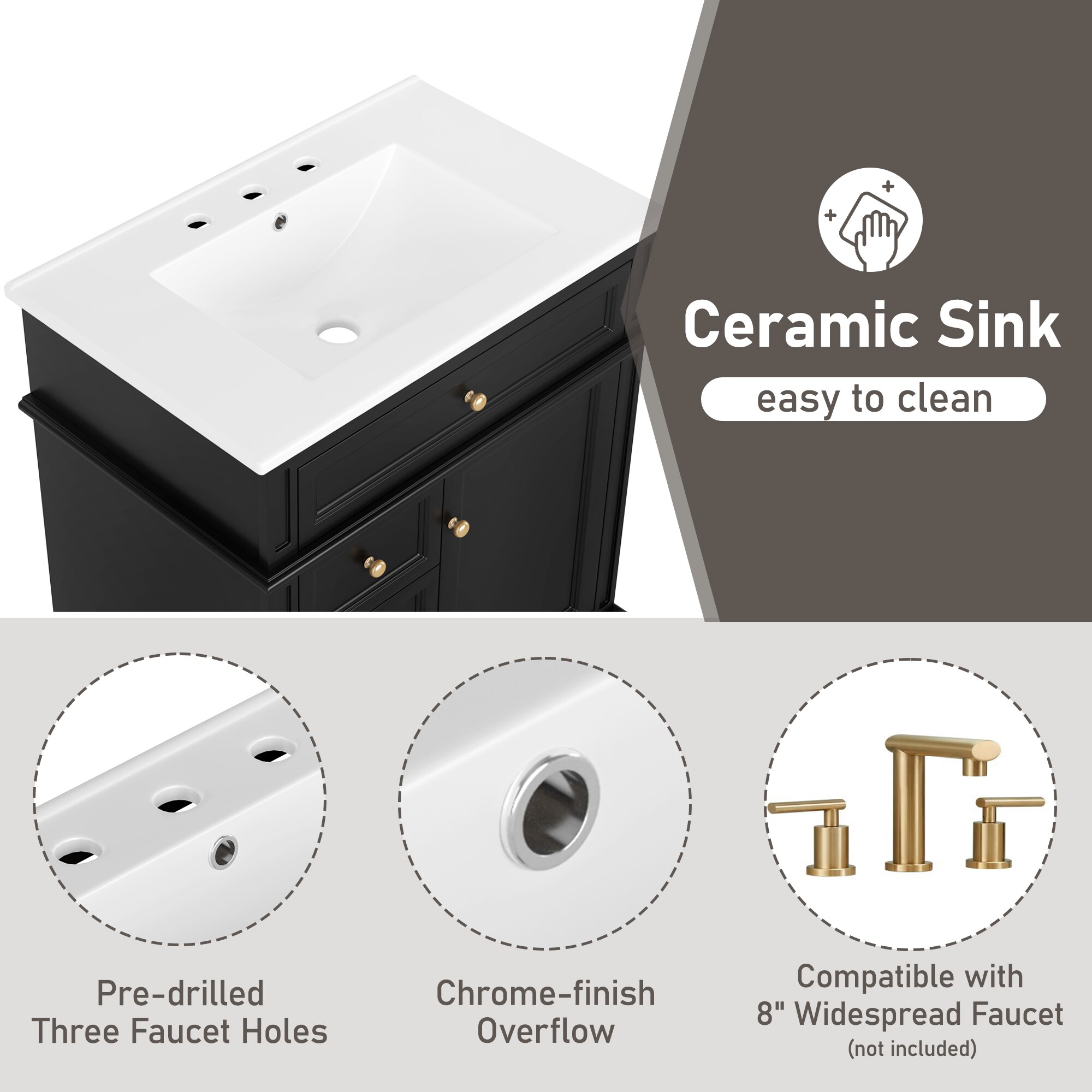 Vanityfus VF-NB-7429B Bath-Vanity-Combo - View #6
