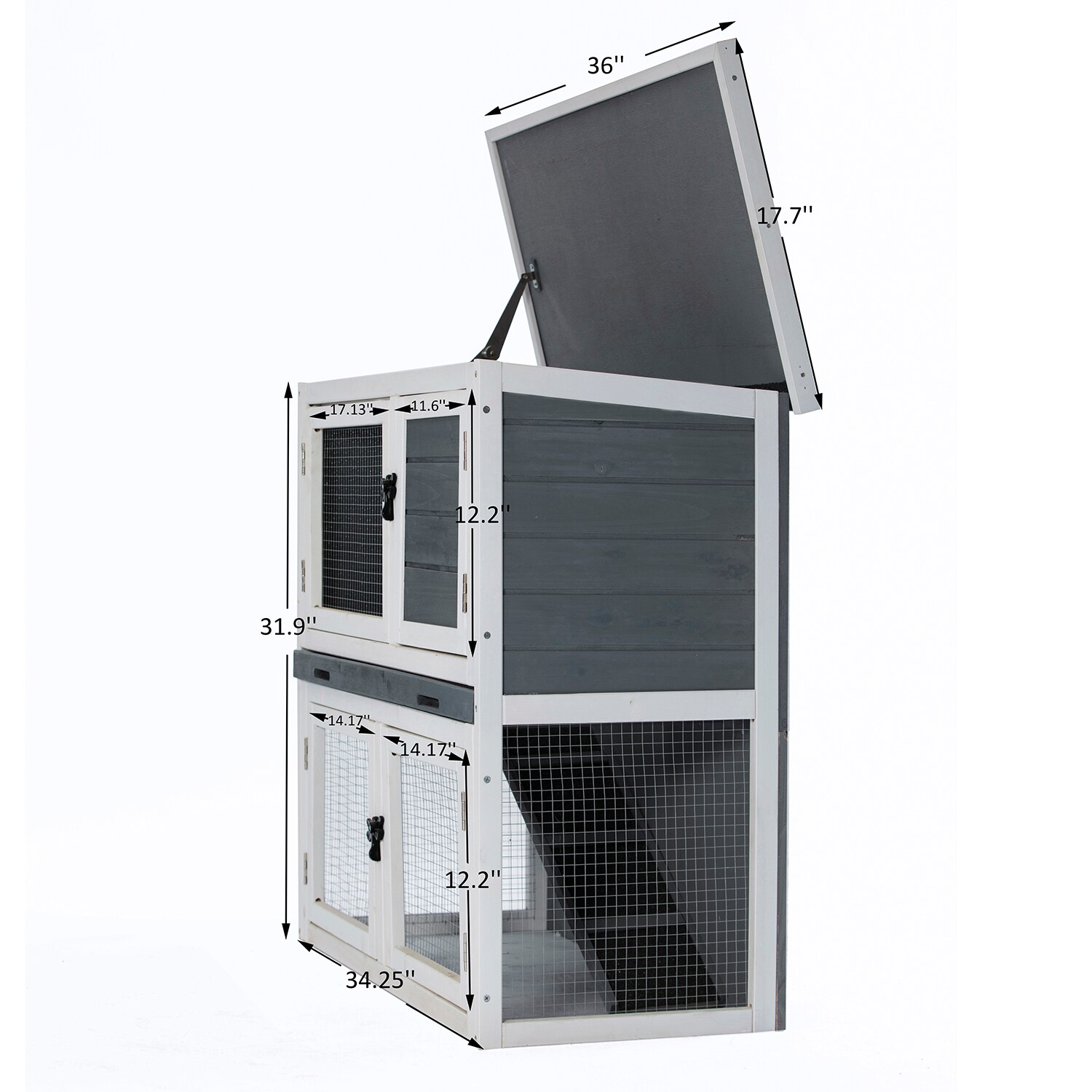 Mondawe MO-97636044 Chicken-Coops-Rabbit-Hutches - View #7
