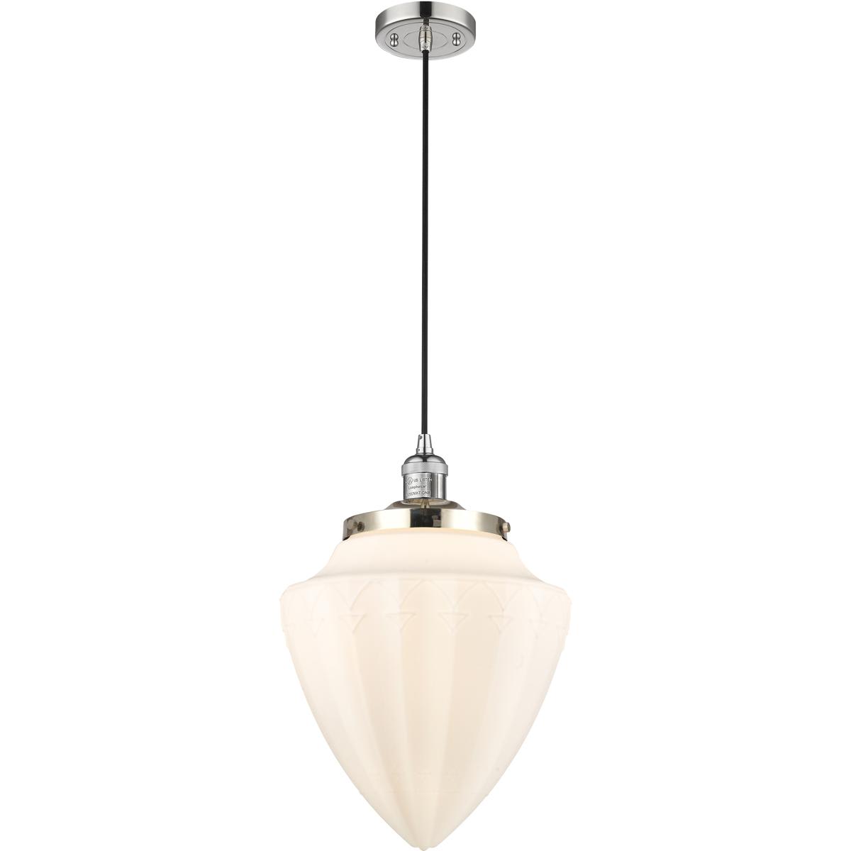 Innovations Lighting 2417968 201C-PN-G661-12-LED Franklin Restoration Bullet