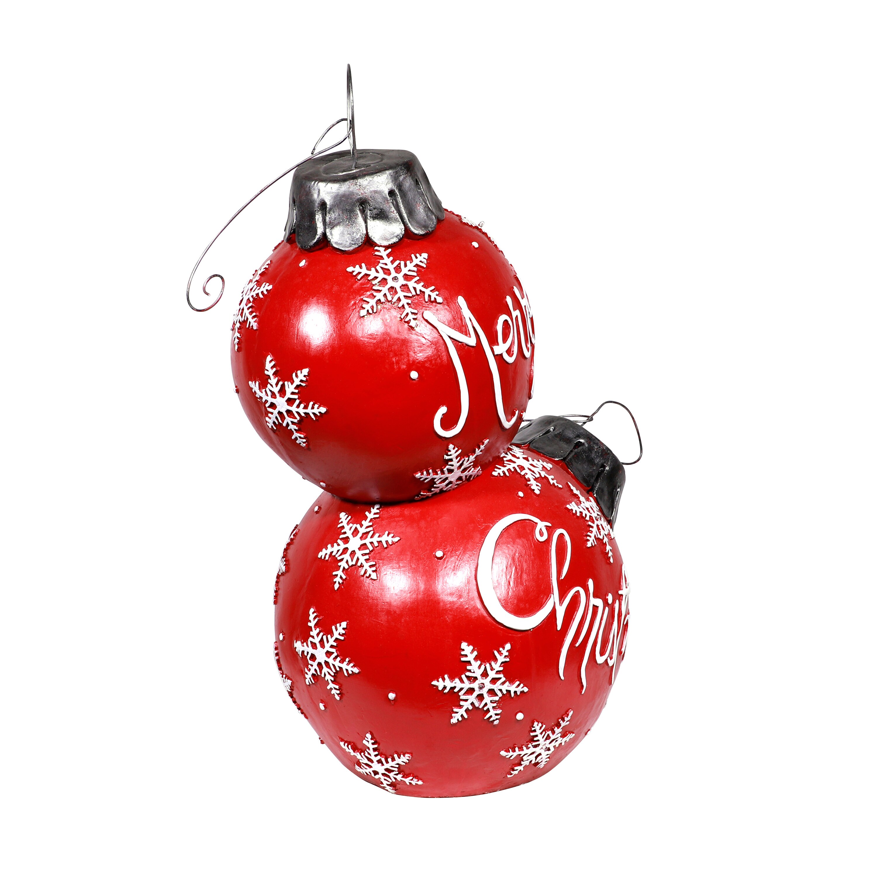 Merry Christmas Travel Storage Handled Container Treats Ornaments