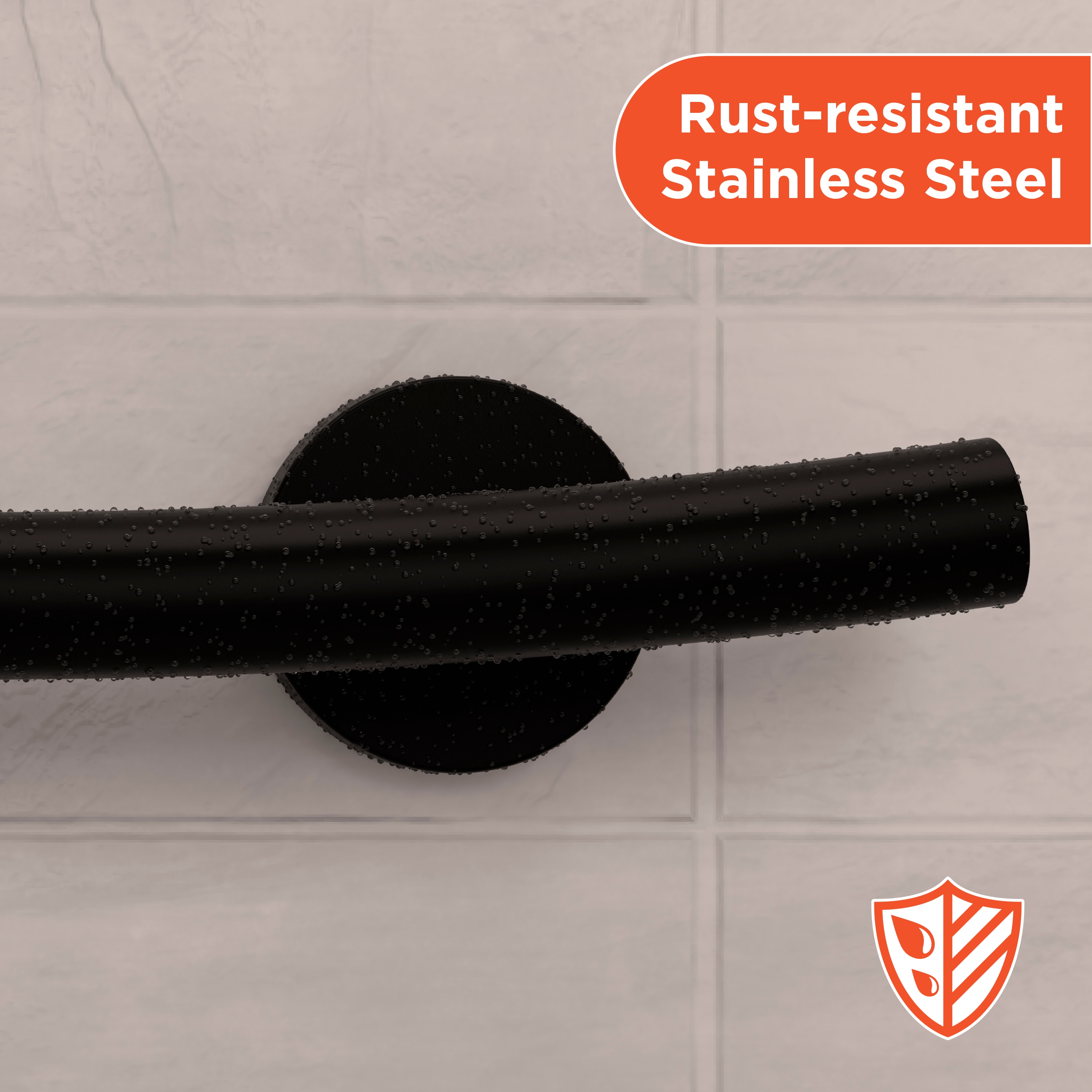 HealthCraft WGB-24-LR-BLK Grab-Bars - View #4