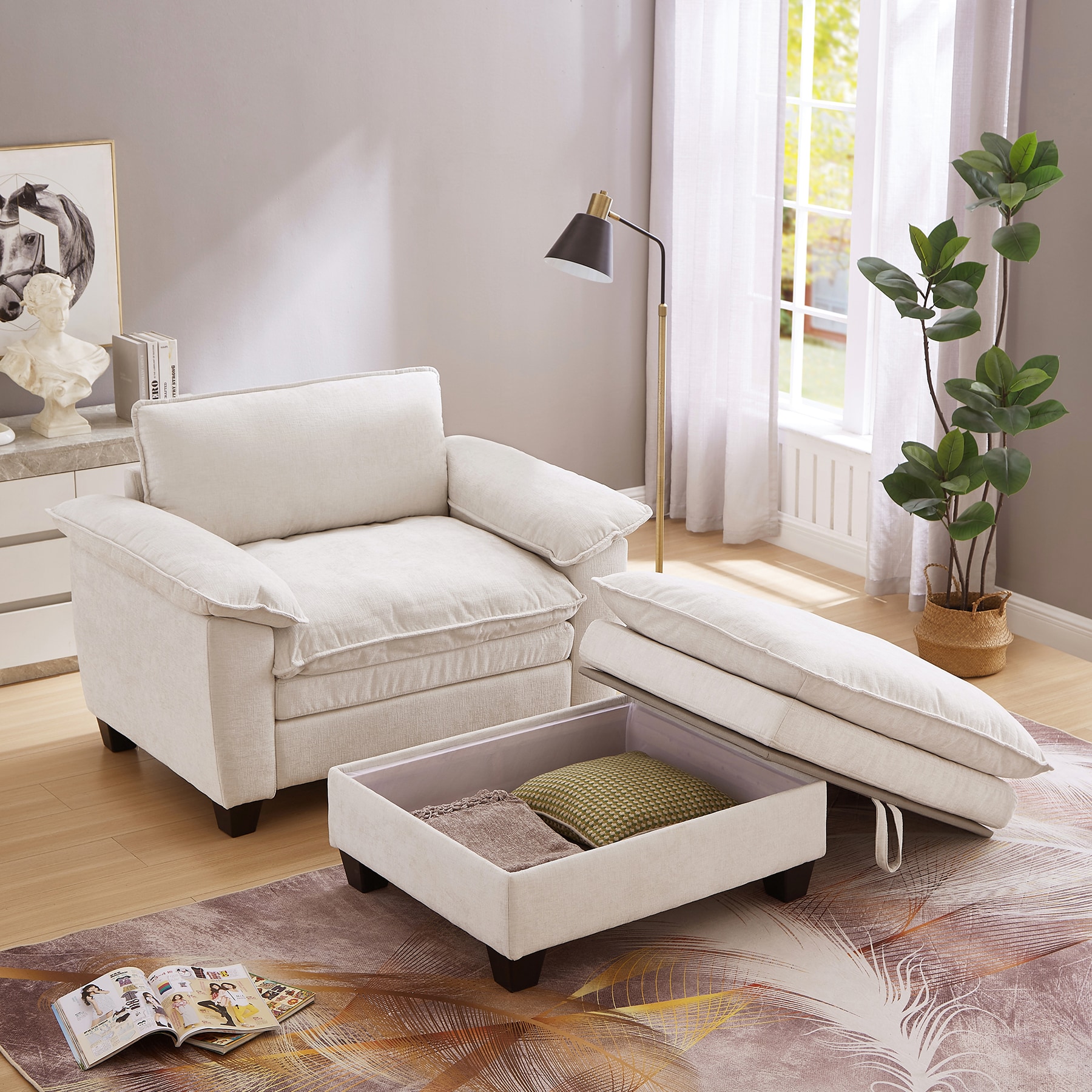 SINOFURN SYA3100017BG Sofas-Loveseats - View #2