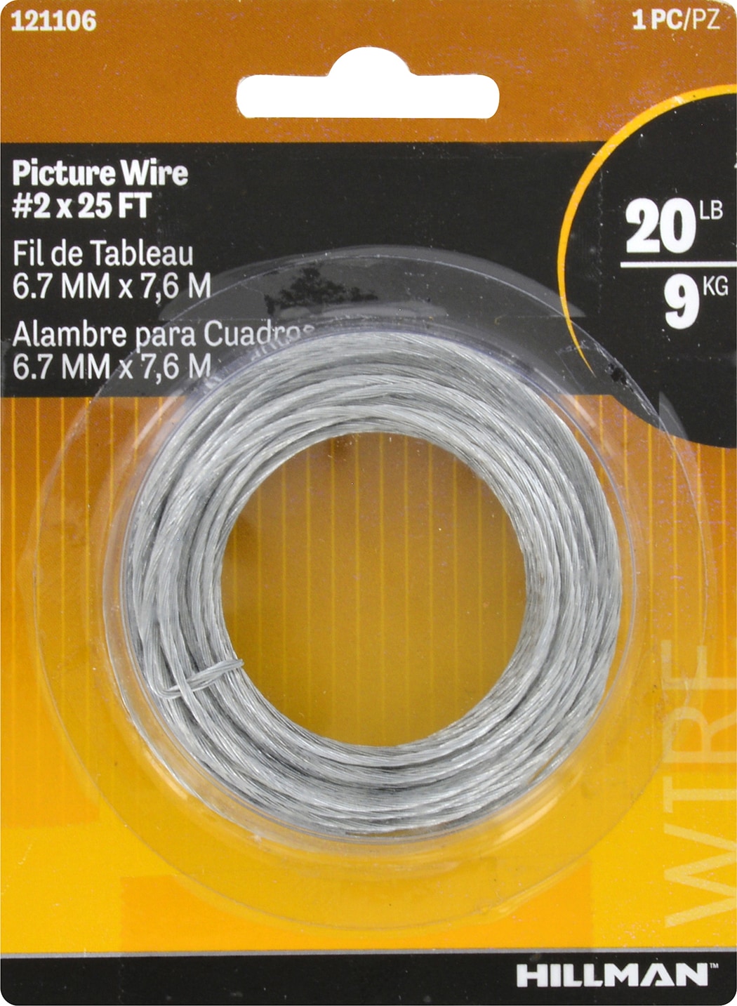 Hillman 123106 175' 20 Gauge Galvanized Wire