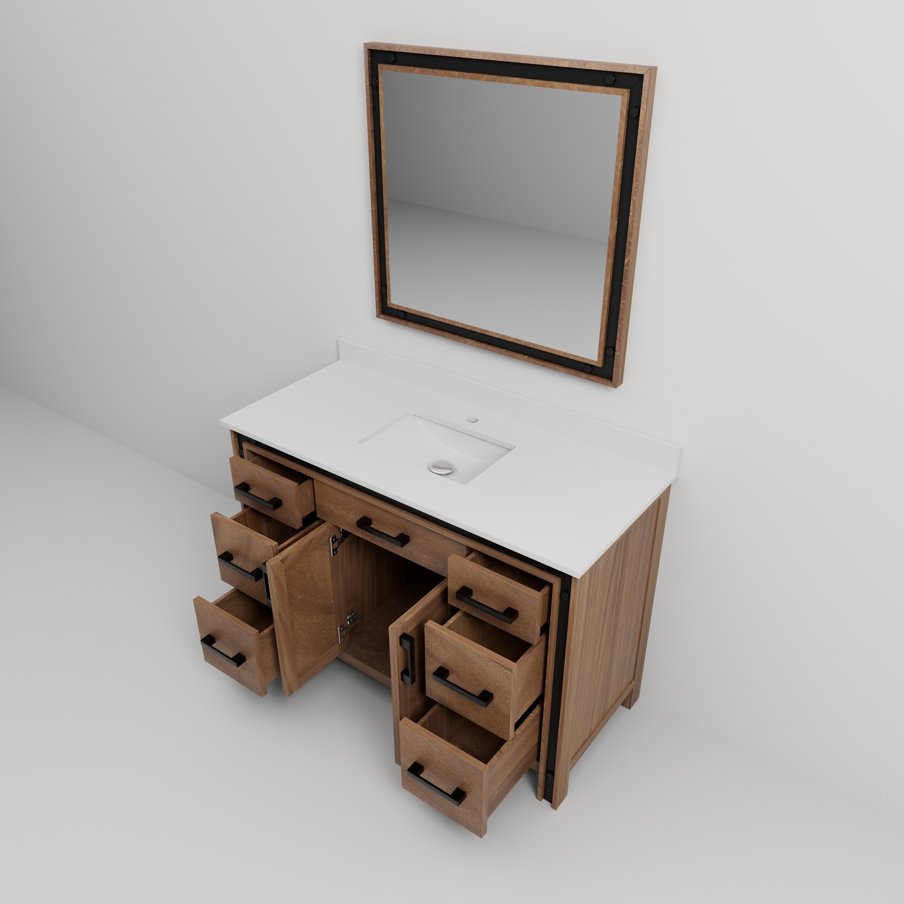 Lexora LZV352248SNJSM34 Bath-Vanity-Combo - View #11