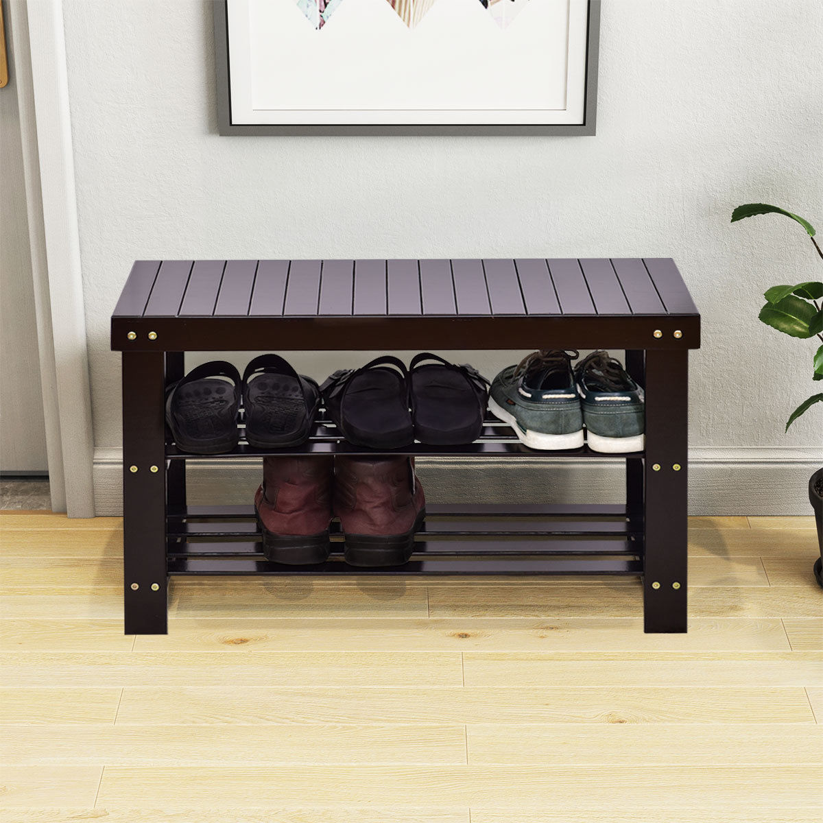 Costway HW55409BK bench - View #7