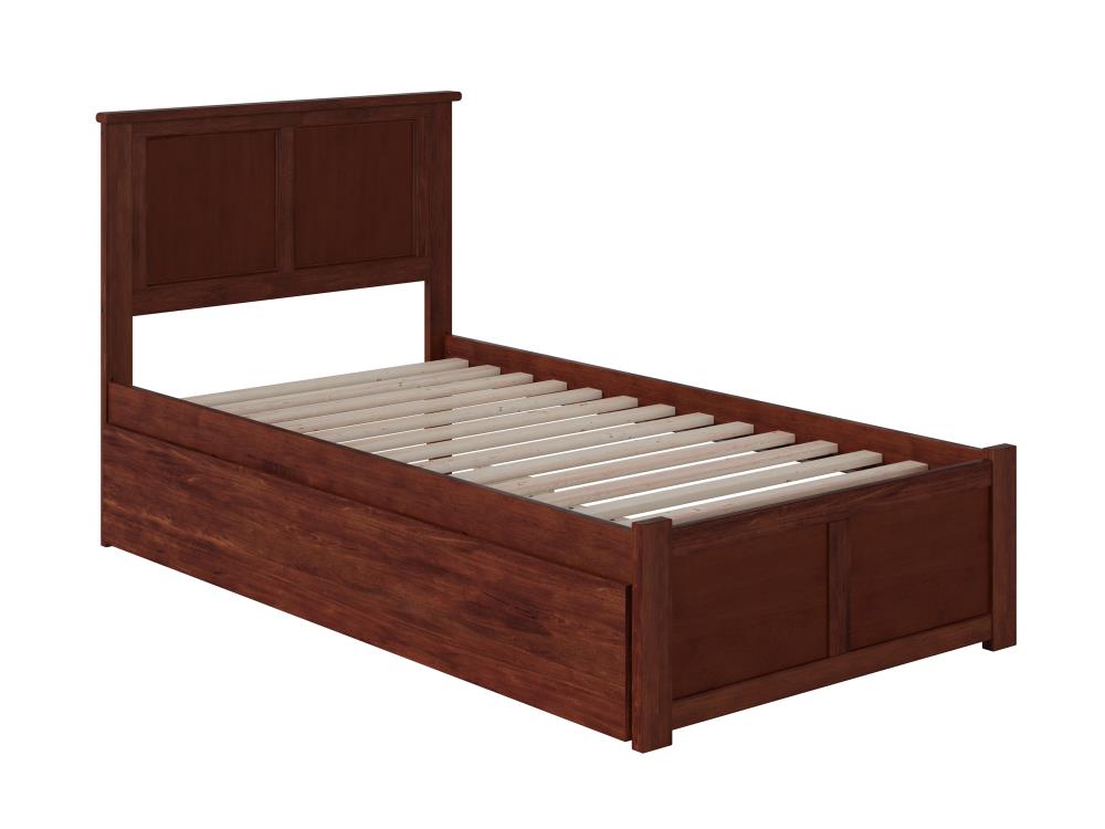 AFI Furnishings AR8622014 Madison Walnut Twin Wood Trundle Bed