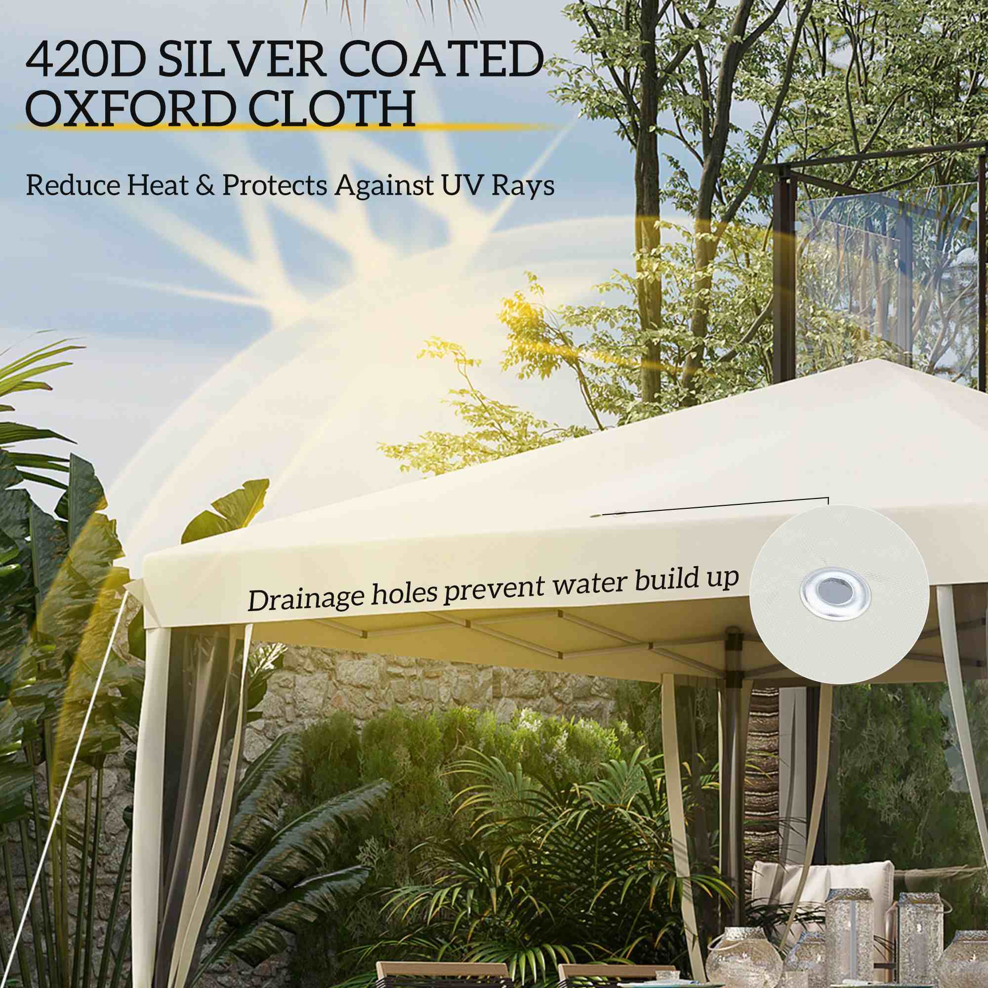 Wudkey L4-XQ2T9N Wood-Resin-Gazebos - View #6