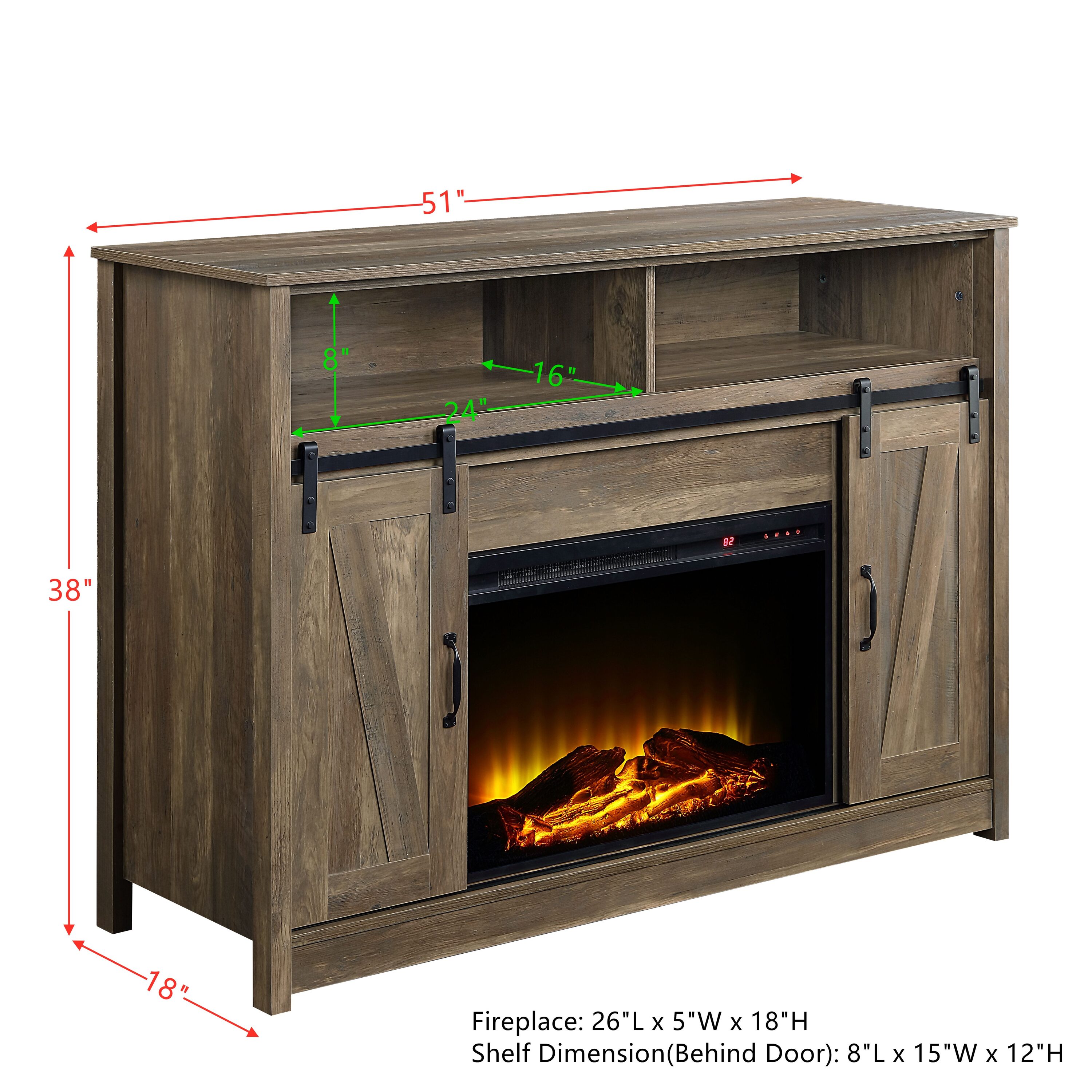 Maocao Hoom FZ00274 Electric-Fireplaces - View #4