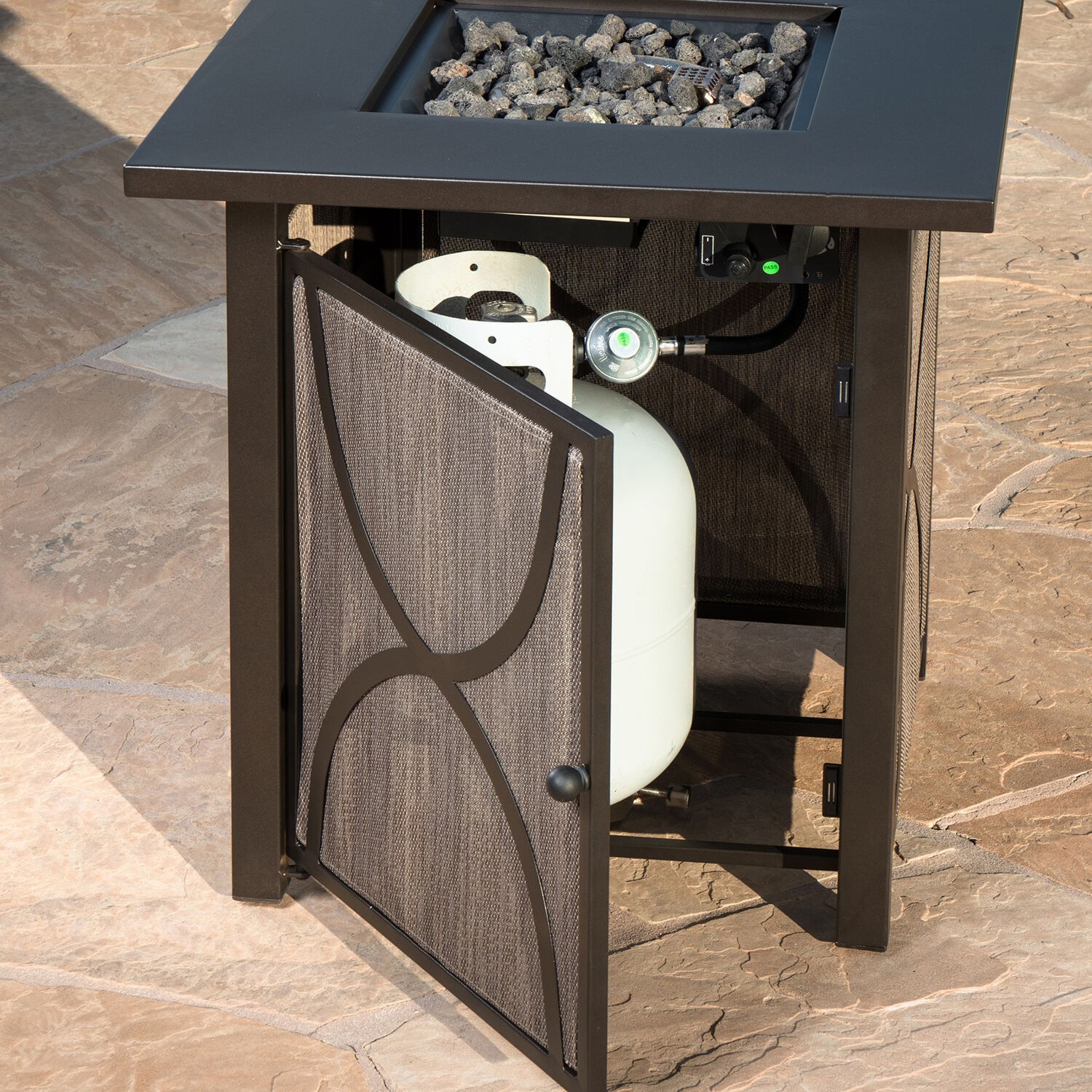 Hanover PALM4PCSWFP-TAN Patio-Conversation-Sets - View #14