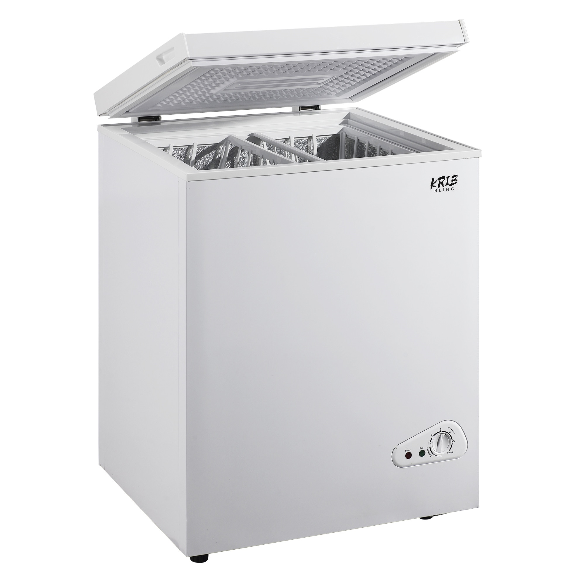 Jeremy Cass GGJLWASH133 1.94-cu ft Garage Ready Chest Freezer ( Silvery White )