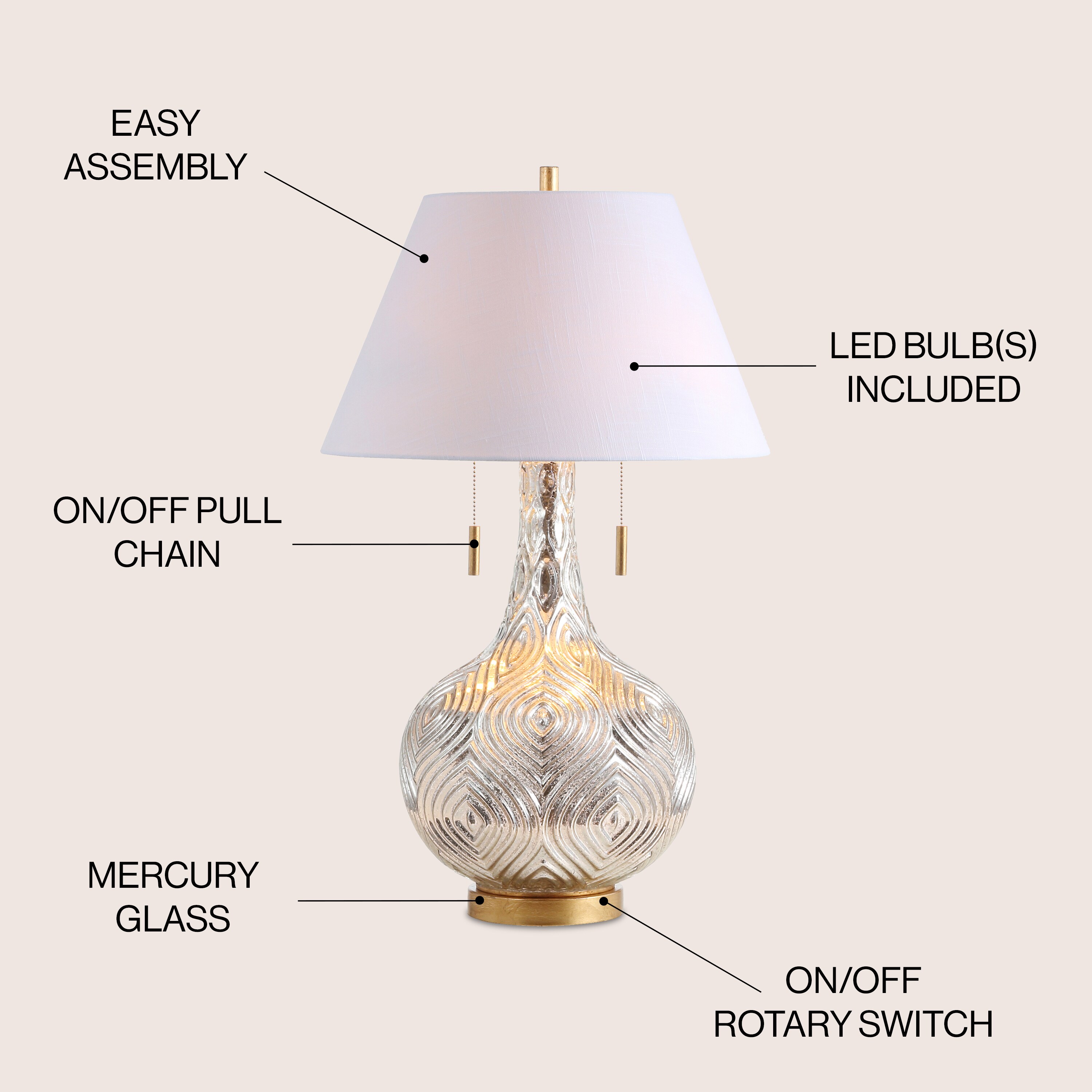JONATHAN  Y JYL6206A Table-Lamps - View #3