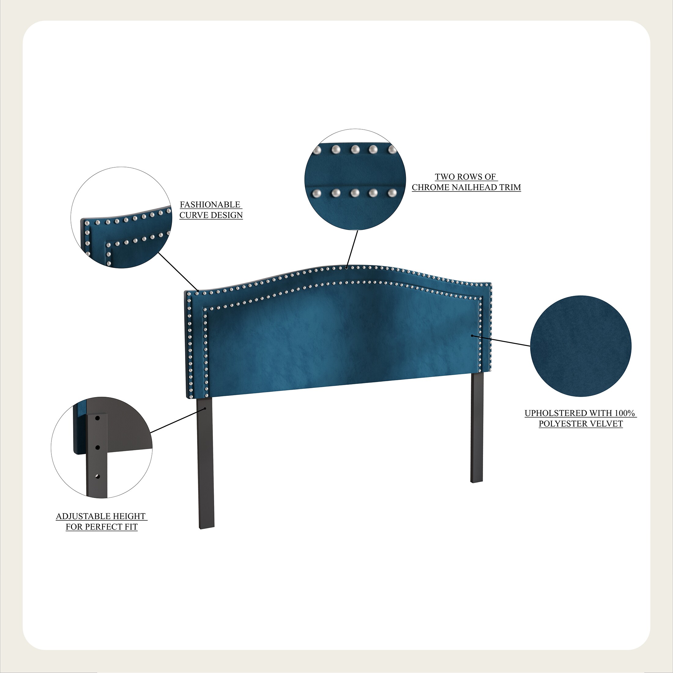CasePiece C8374QUHB-NBL-VV Upholstered-Headboards - View #6