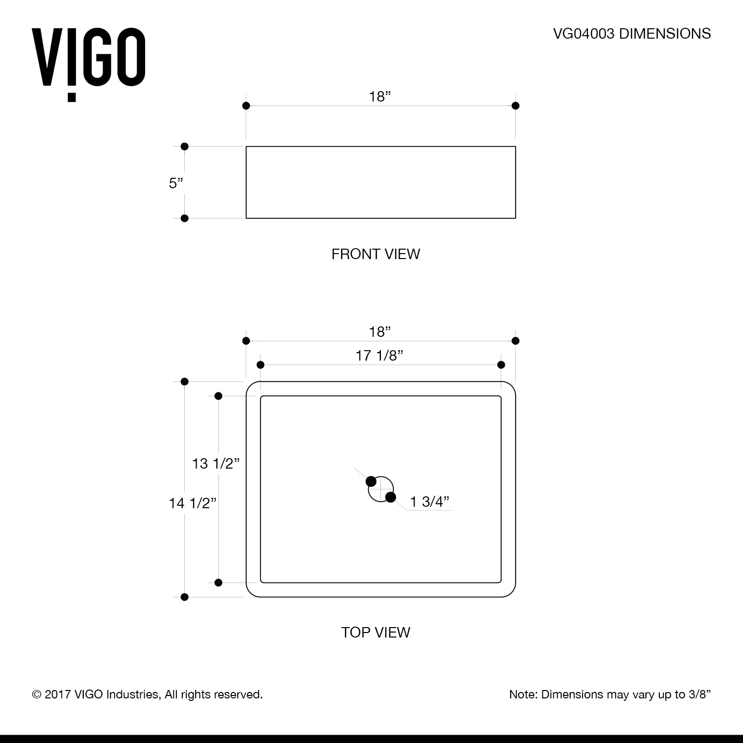 VIGO VGT1085MW Bath-Sink - View #10