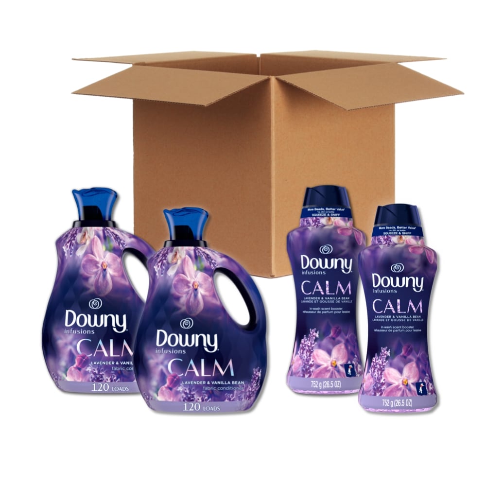 Save on Downy Infusions Calm Lavender & Vanilla Bean Liquid Fabric Softener  Order Online Delivery