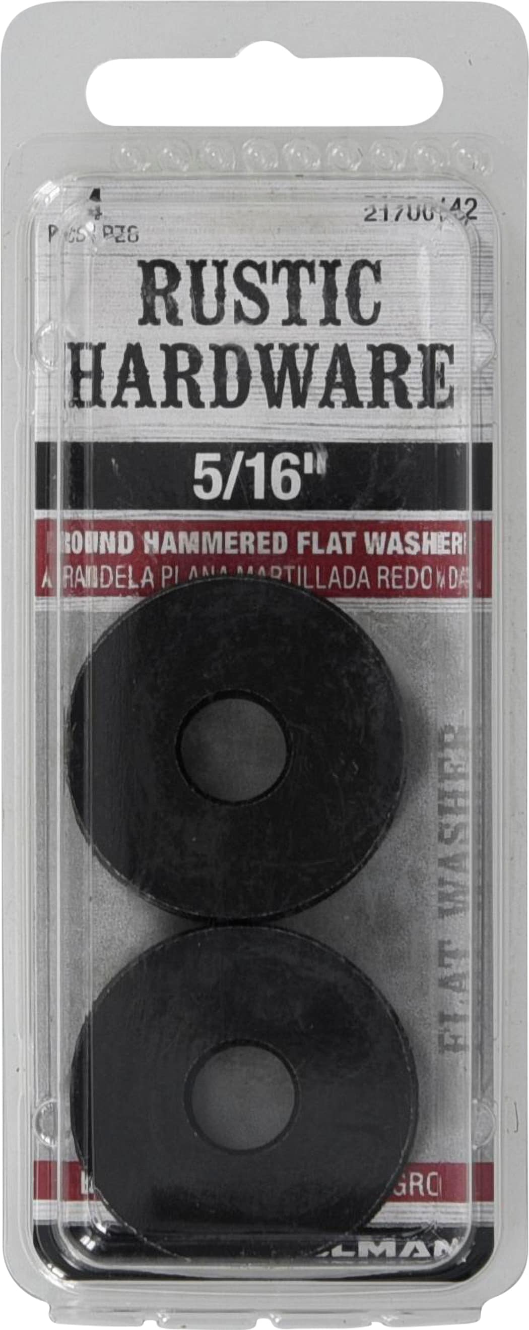 Hillman 21700142 5/16-in Black oxide Standard Flat Washer 4-Count