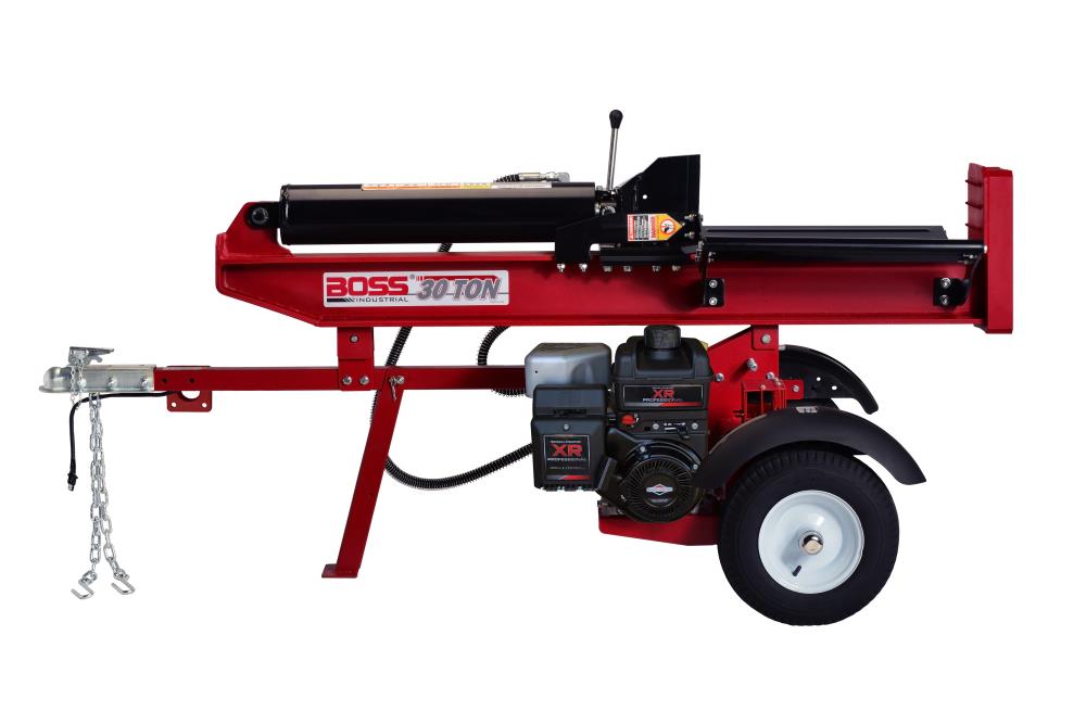catalogus Lotsbestemming Millimeter Boss Industrial Boss Industrial Commercial Grade Design 30-Ton  Horizontal/Vertical Gas Log splitter with Briggs and Stratton 8hp 250cc  engine in the Hydraulic Gas Log Splitters department at Lowes.com