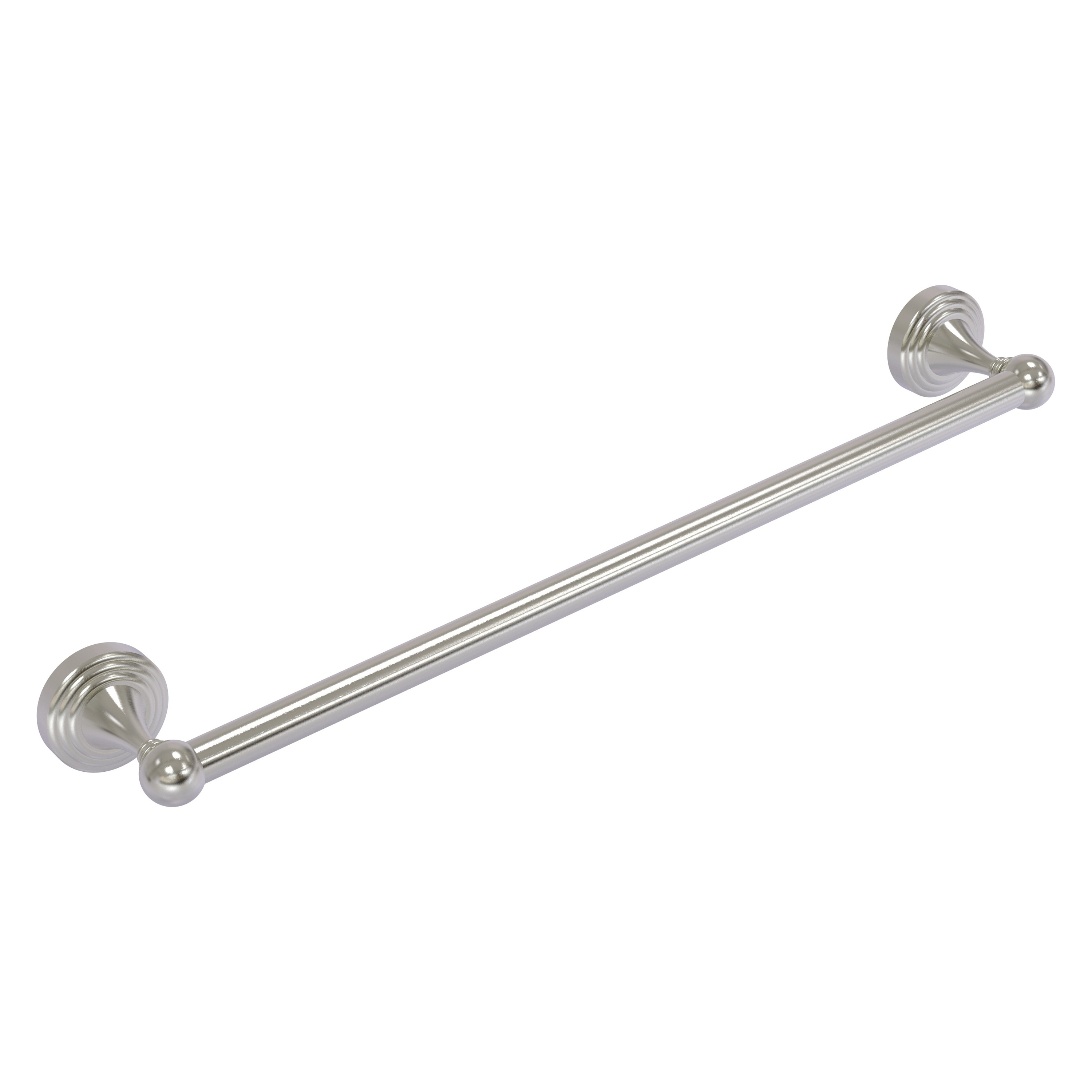 Allied Brass SG-41/30-SN Sag Harbor 30-in Satin Nickel Wall mount Single Towel Bar