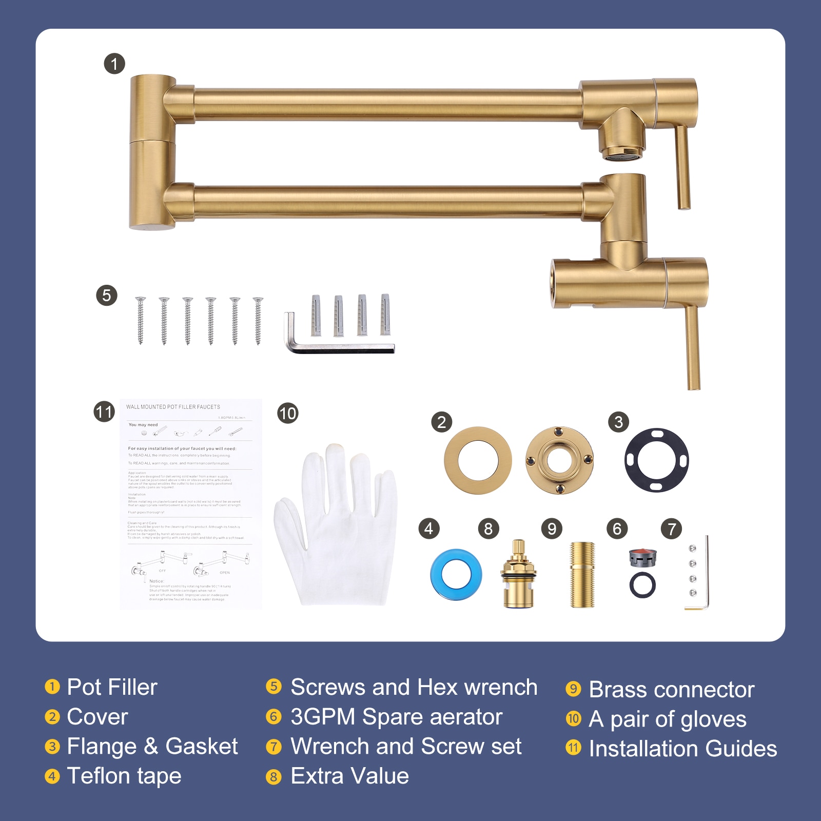 WOWOW 2314600G-LW Kitchen-Faucets - View #8