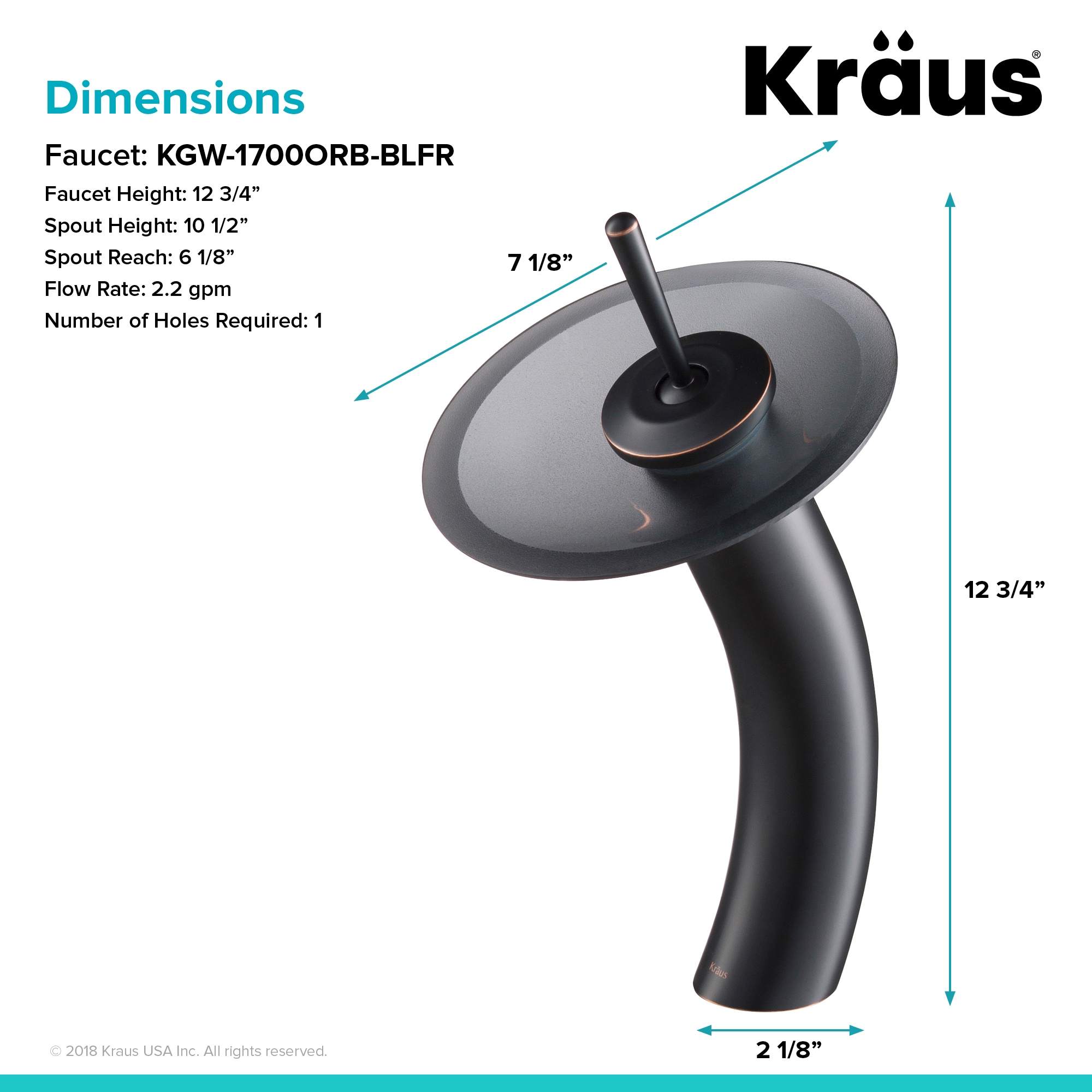 Kraus KGW-1700ORB-BLFR Lavatory-Faucets - View #7