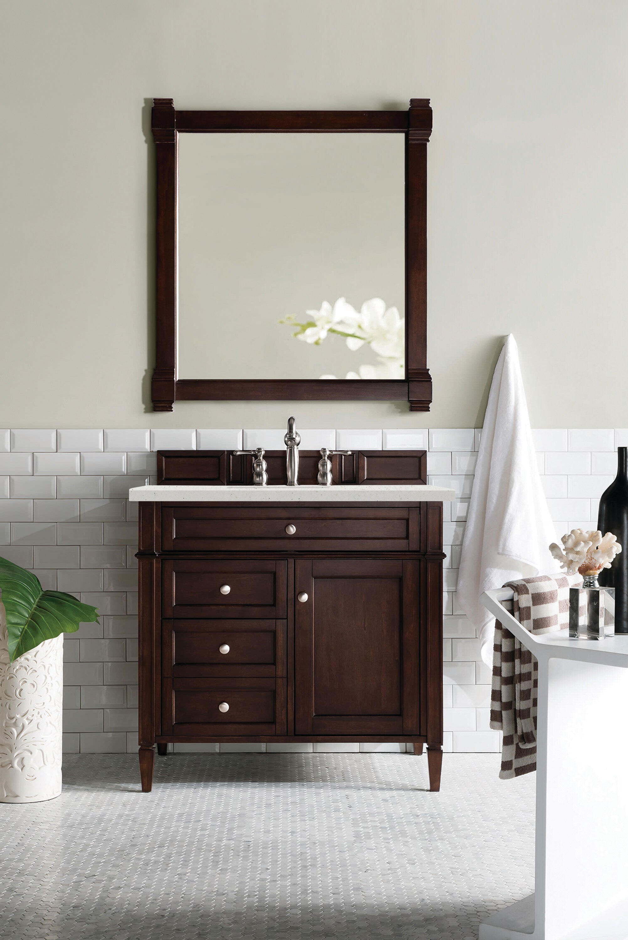 James Martin Vanities 650-V36-BNM-3LDL Bath-Vanity-Combo - View #2