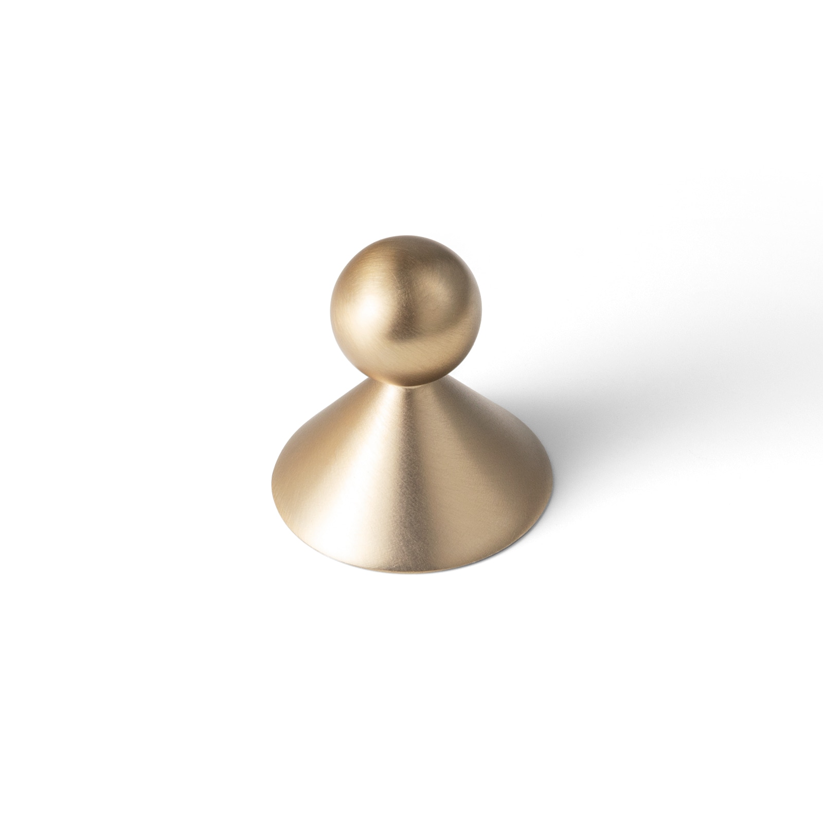 Miaokesen 1-2/5-in Champagne Bronze Conical Modern Cabinet Knob 6 -Pack #3002UBR-DK